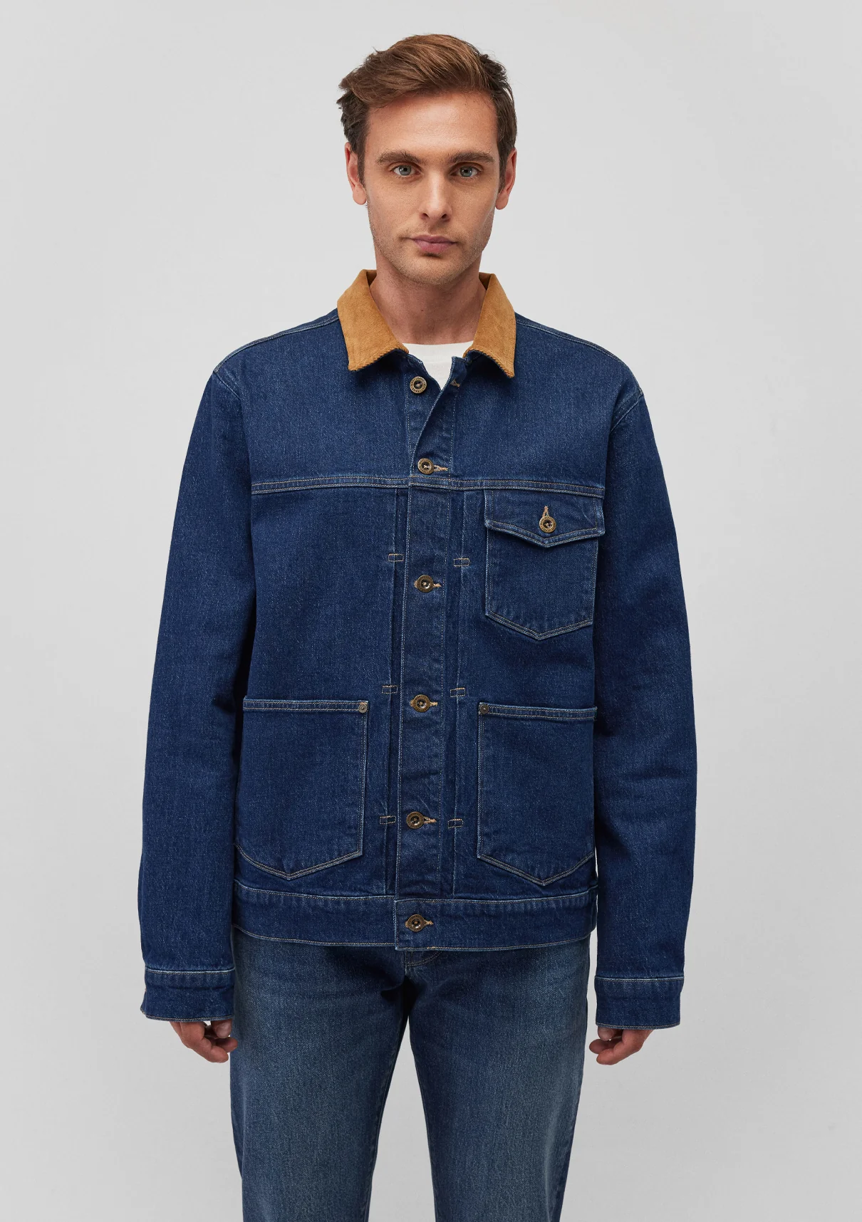 WILLY | Blocking Denim Jacket Regenerative - Image 3