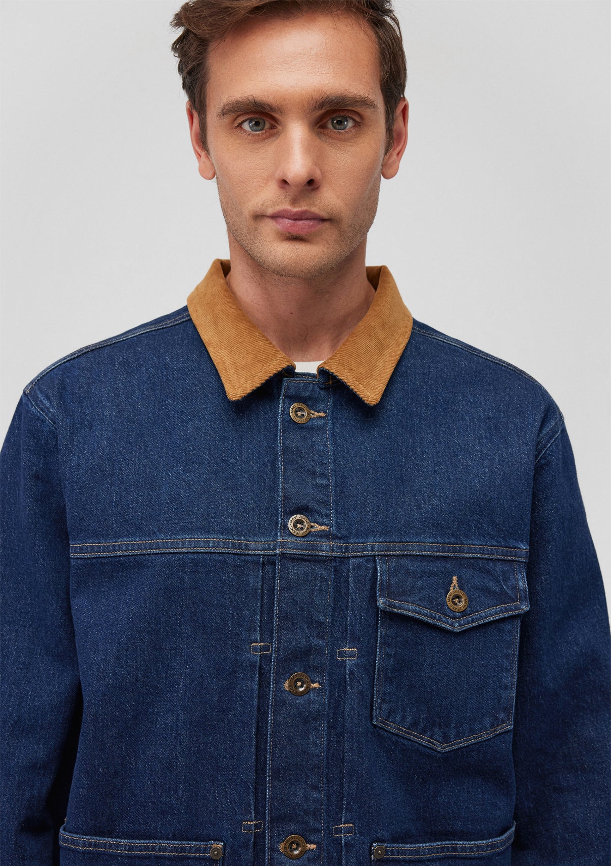 WILLY | Blocking Denim Jacket Regenerative - Image 6
