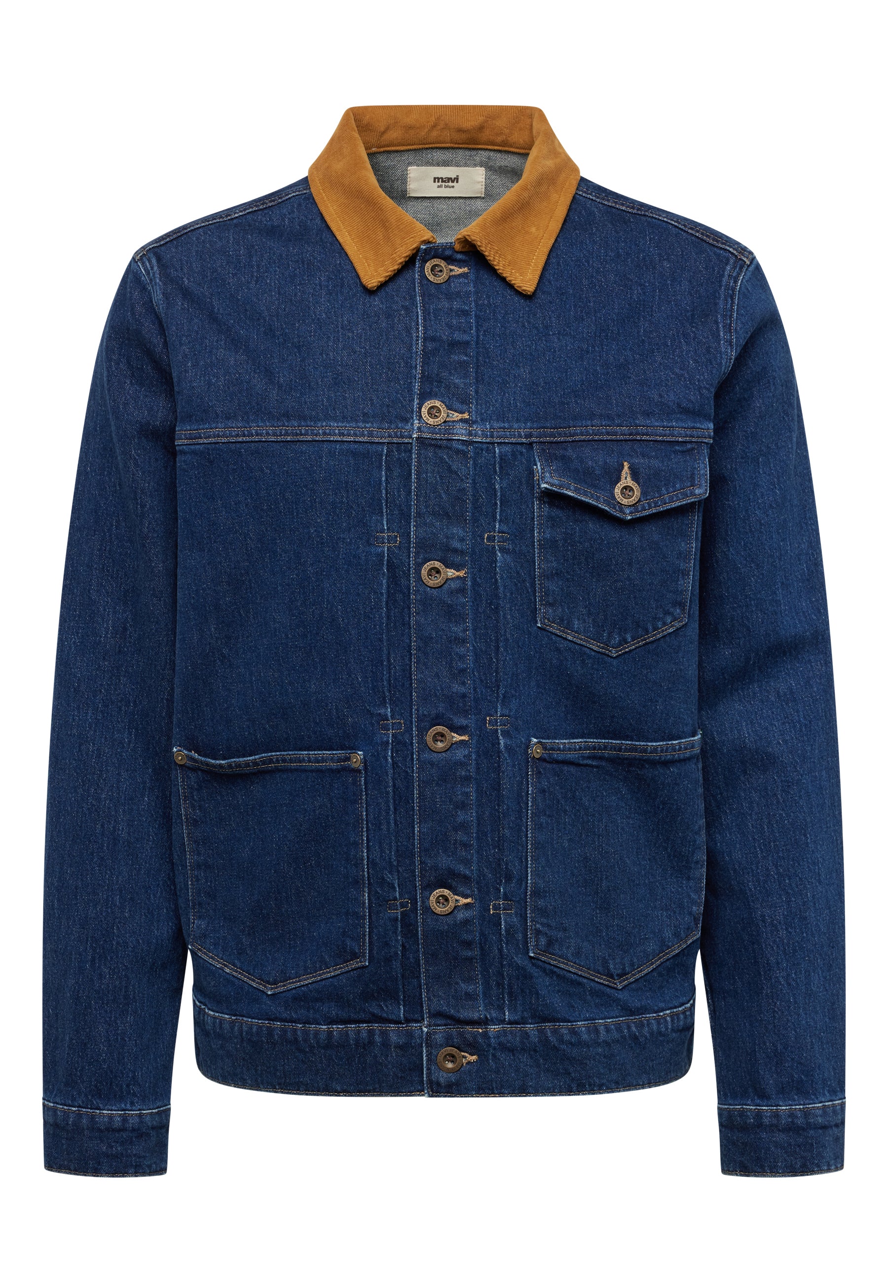 WILLY | Blocking Denim Jacket Regenerative - Image 7