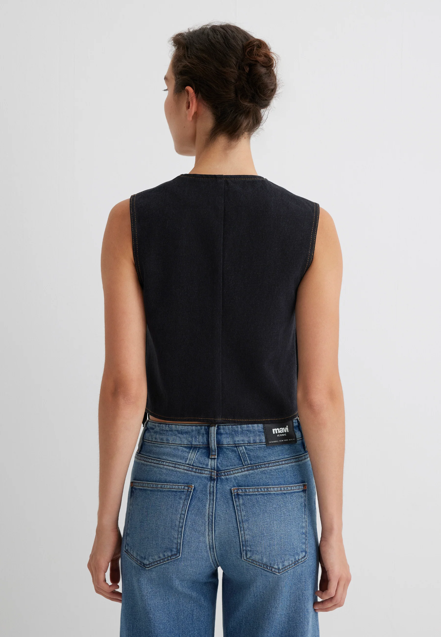 BRENNA | Denim Regular Vest - Image 5