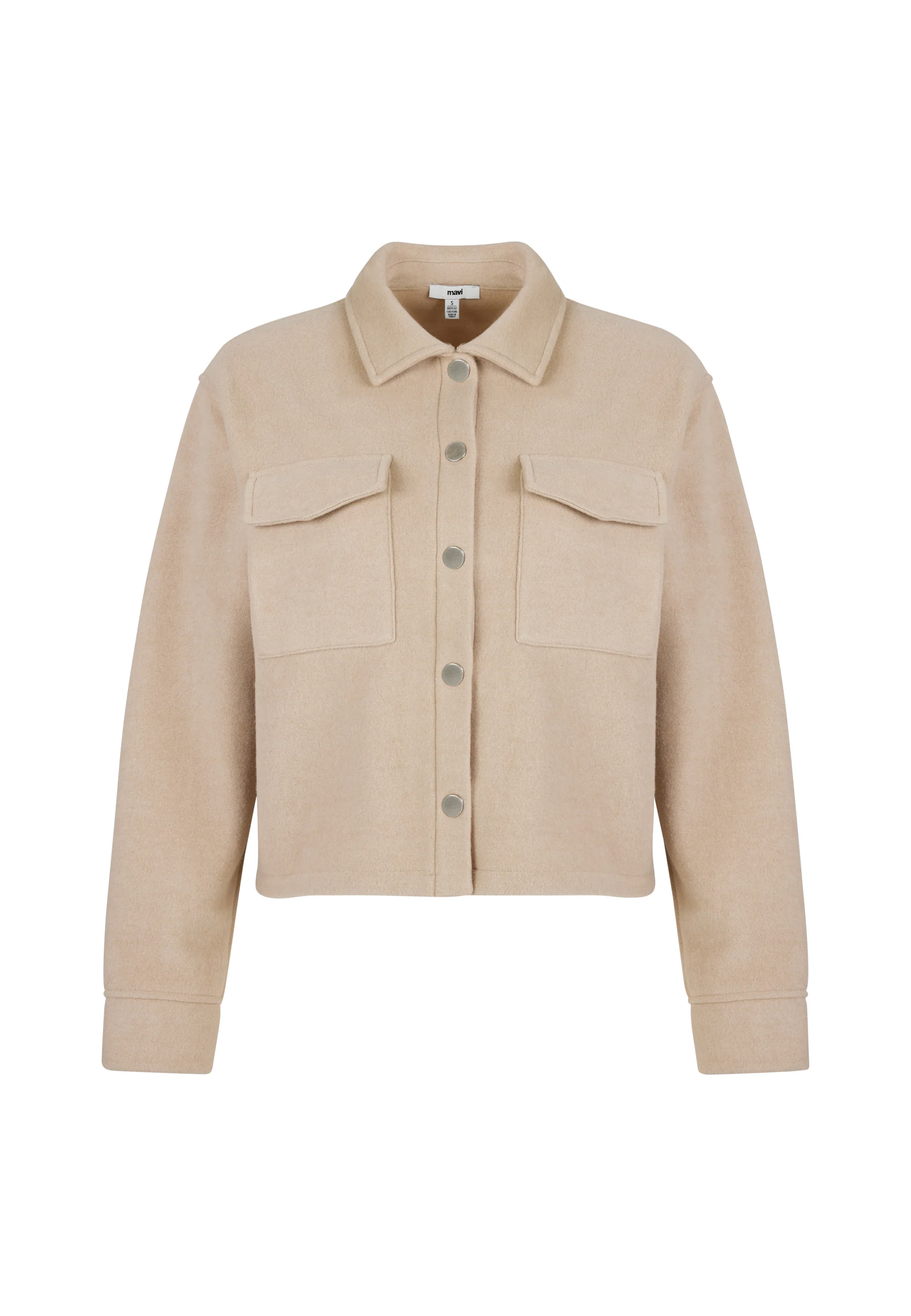 BUTTON SWEATSHIRT | Fleece Overshirt - Image 8