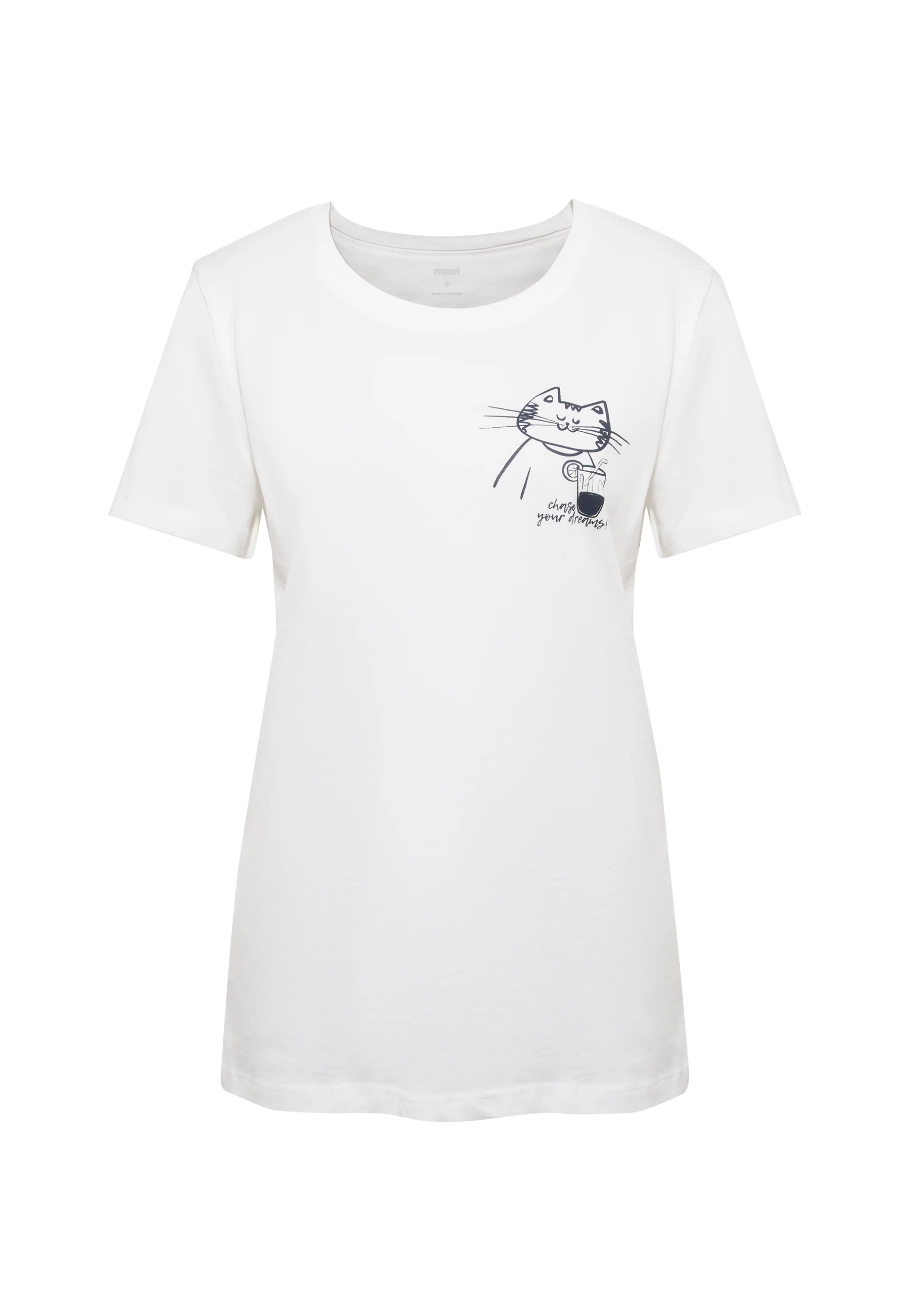 CAT PRINTED GRAPHIC T-SHIRT | T-Shirt mit Katzen Print - Image 8