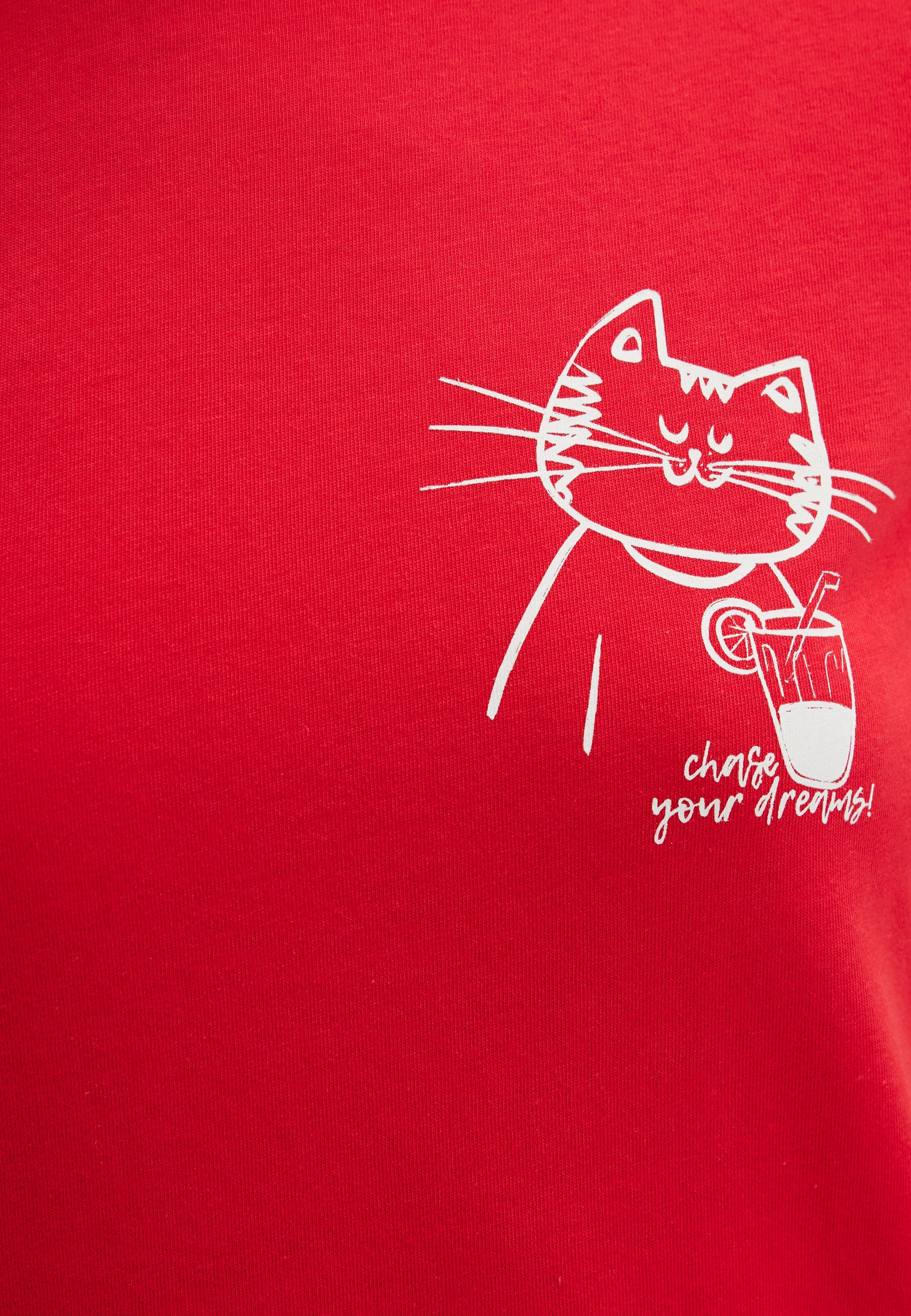 CAT PRINTED GRAPHIC T-SHIRT | T-Shirt mit Katzen Print - Image 7