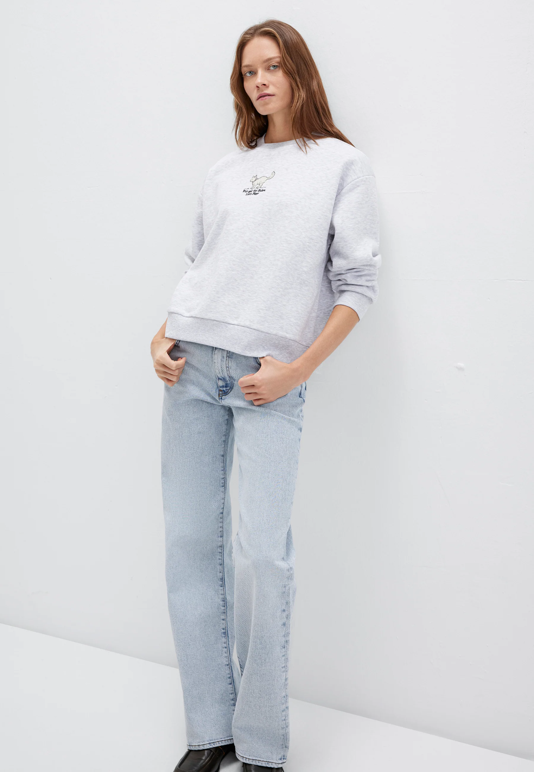 CAT PRINTED SWEATSHIRT | Sweatshirt mit Katzen-Detail - Image 3