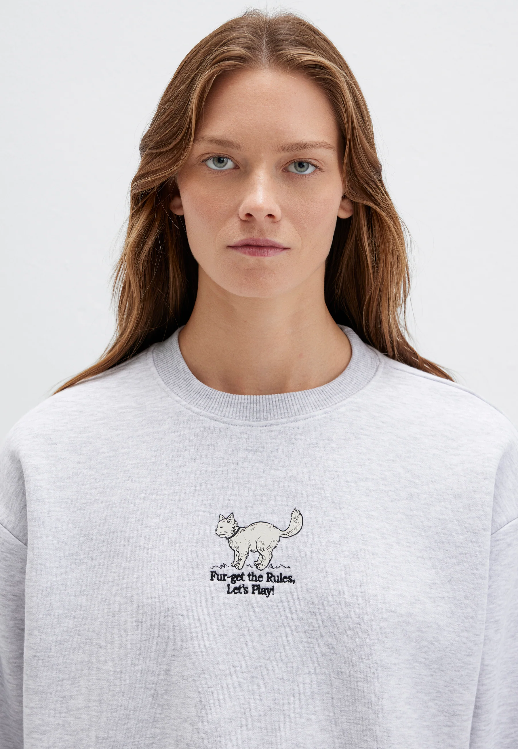 CAT PRINTED SWEATSHIRT | Sweatshirt mit Katzen-Detail - Image 6