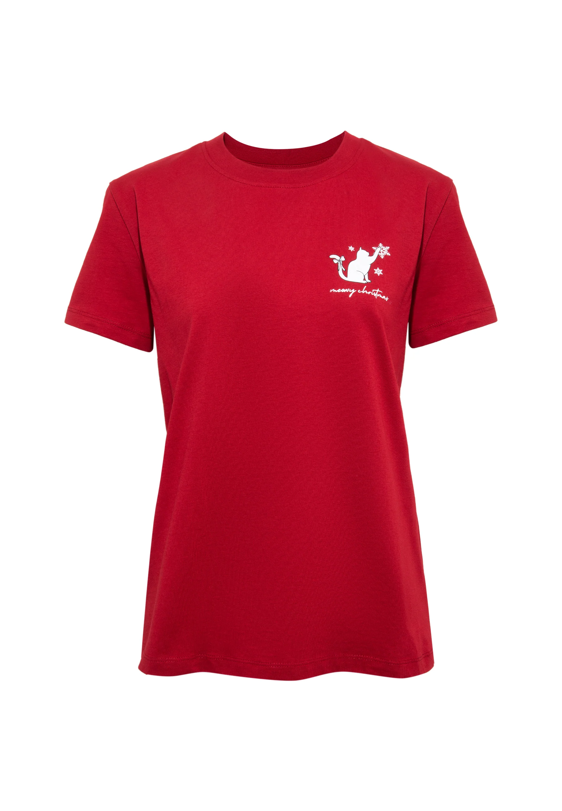 CAT PRINTED  T-SHIRT | X-Mas T-Shirt - Image 8