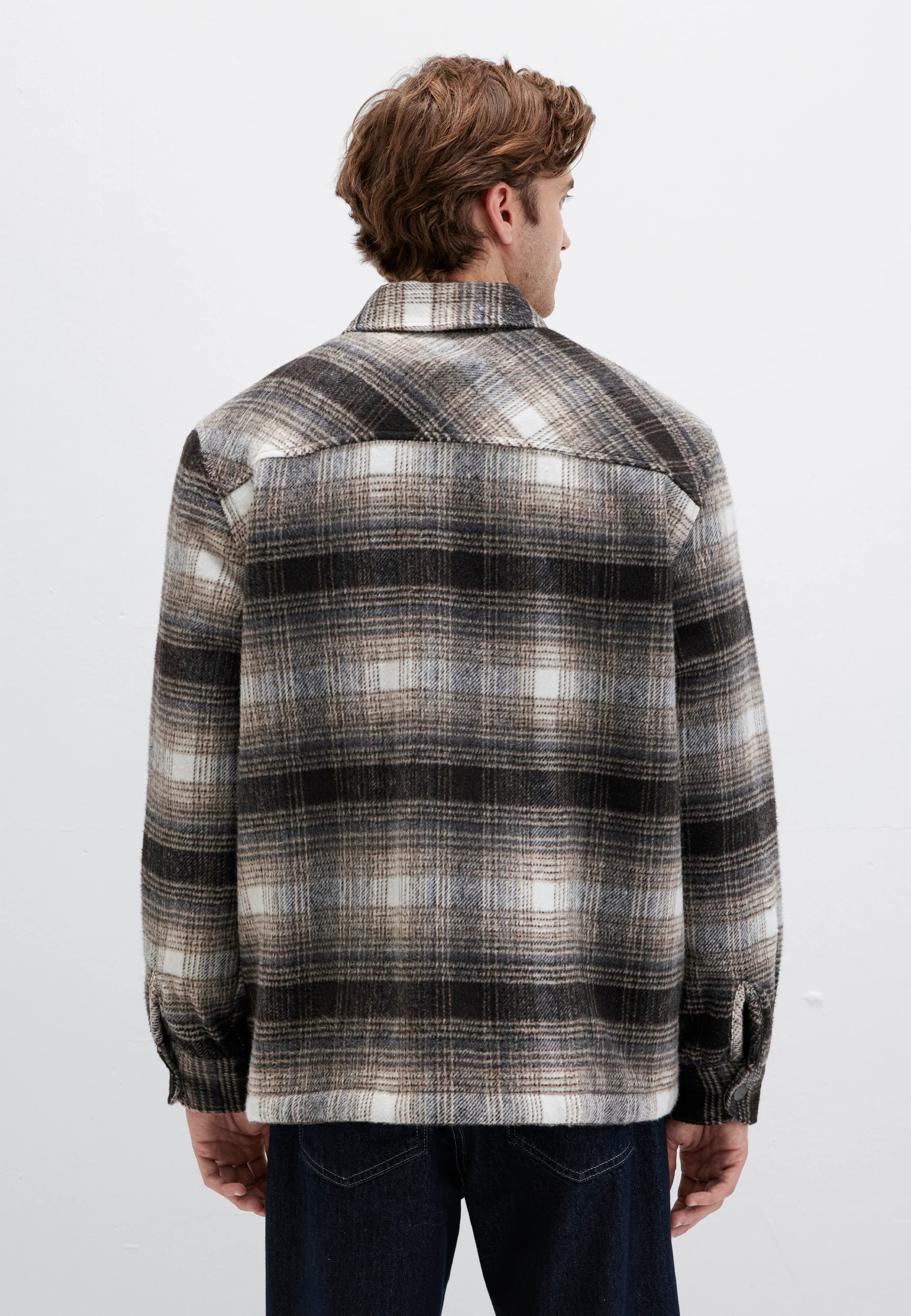 CHECK SHIRT JACKET | Jacke mit Teddyfütterung - Image 5