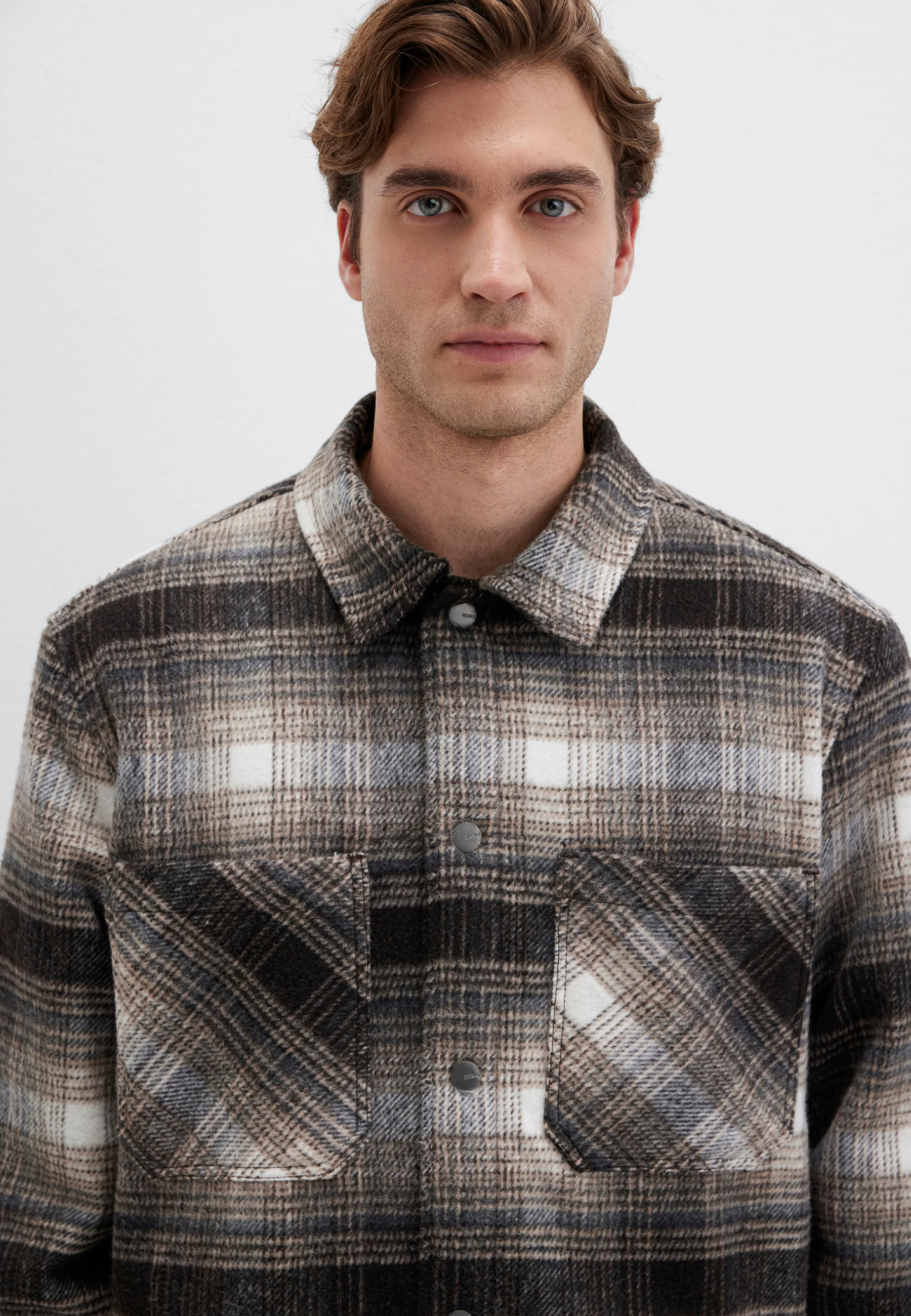 CHECK SHIRT JACKET | Jacke mit Teddyfütterung - Image 6
