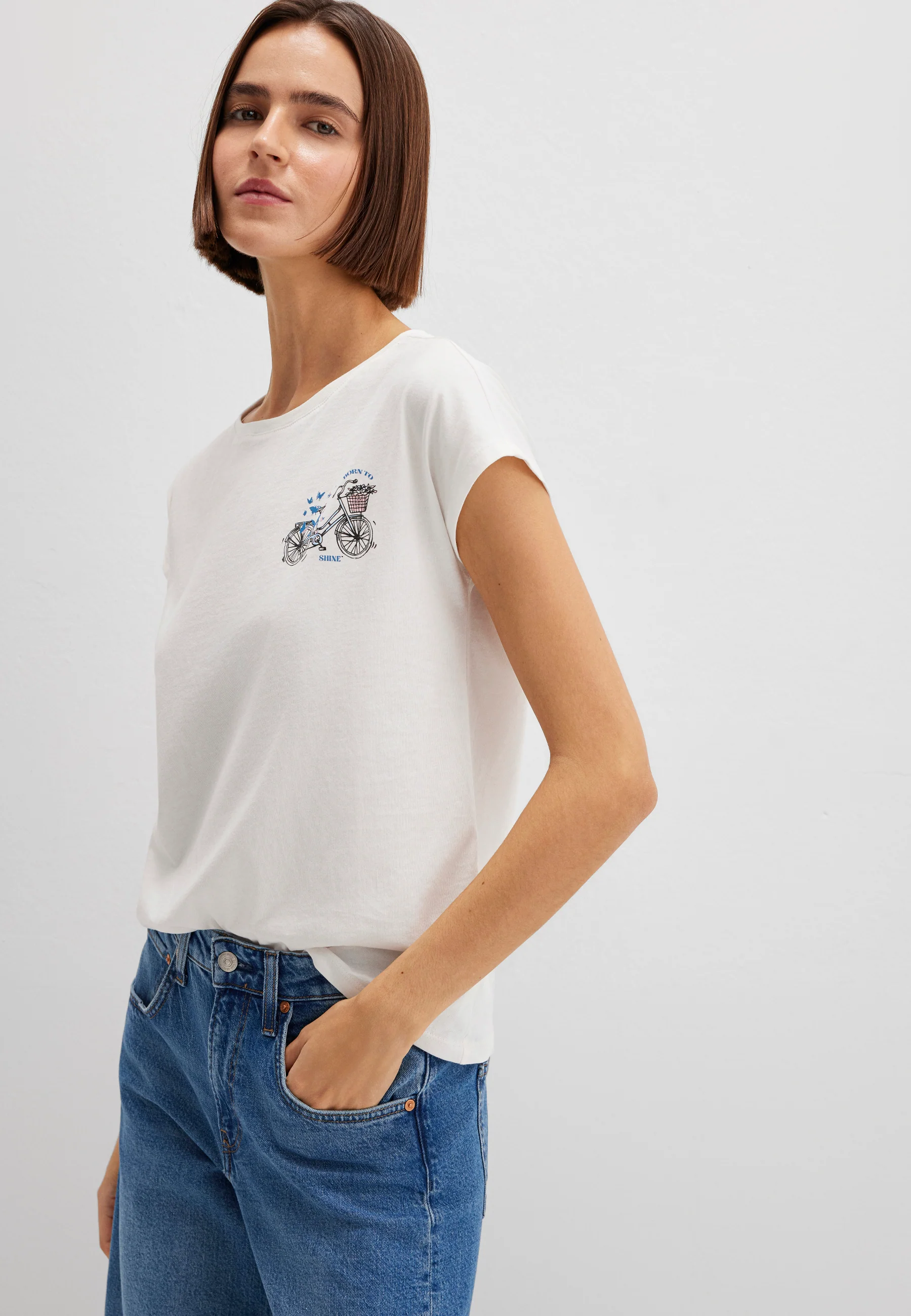 BUTTERFLY BIKE T-SHIRT | Print T-Shirt - Image 3