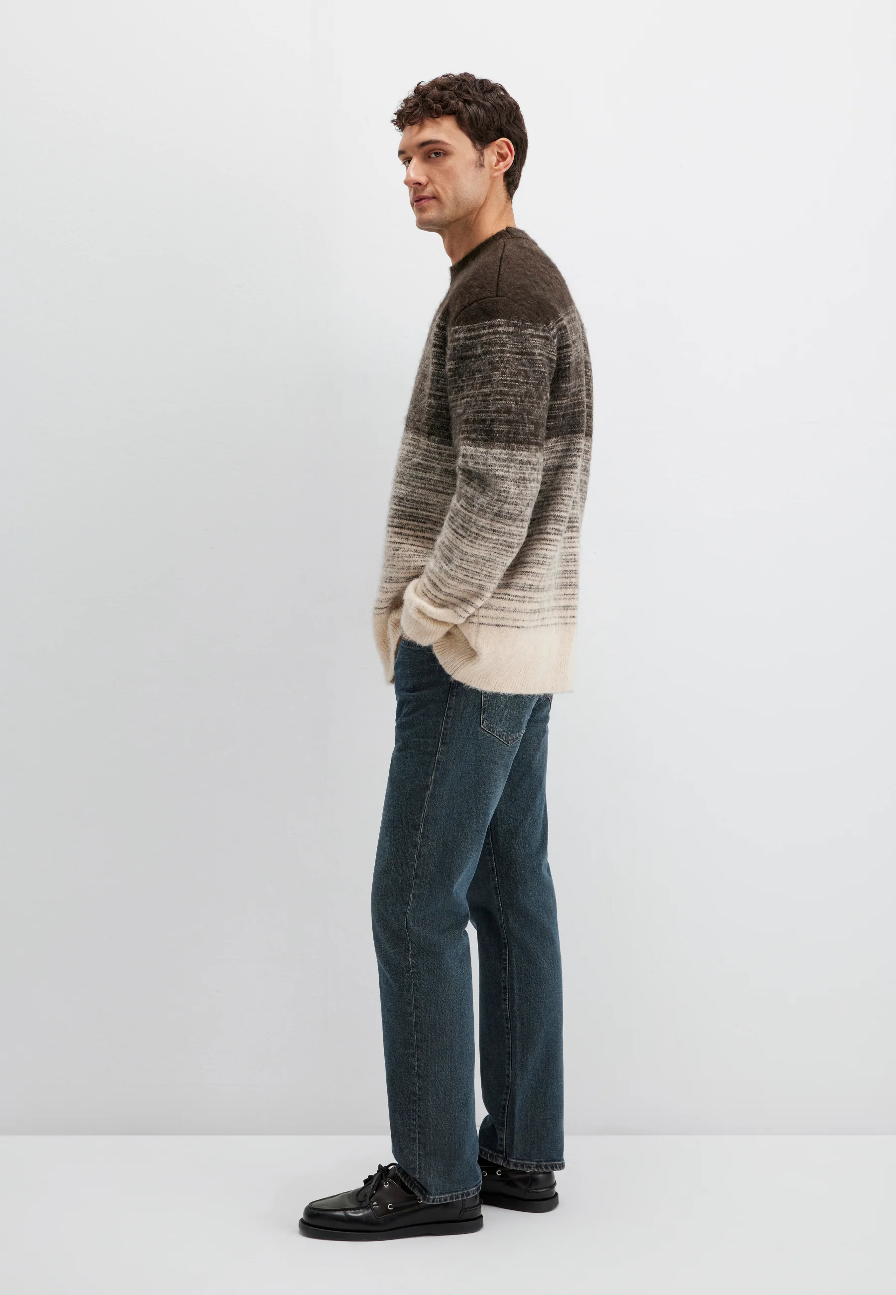 CREW NECK SWEATER | Gestreifter Strickpullover - Image 3