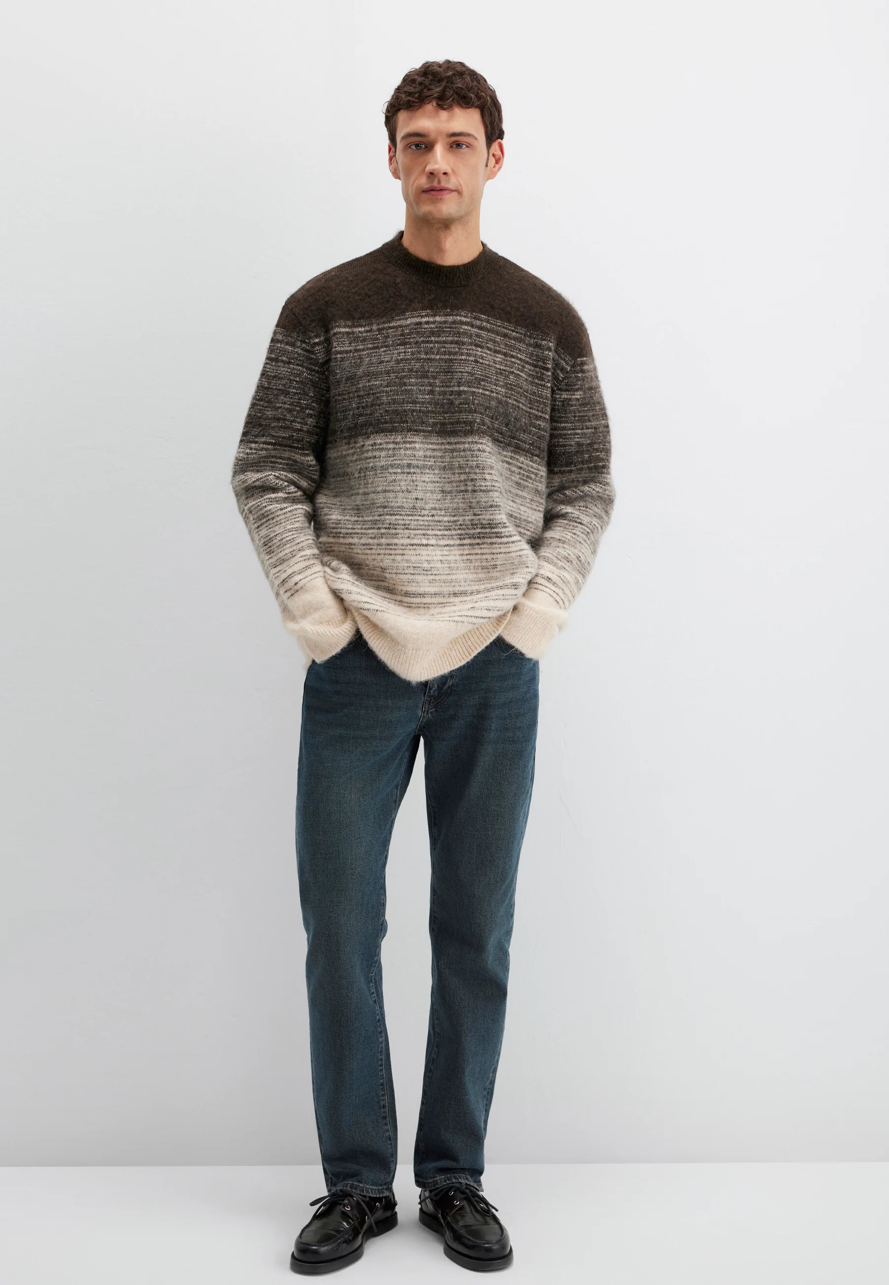 CREW NECK SWEATER | Gestreifter Strickpullover - Image 4