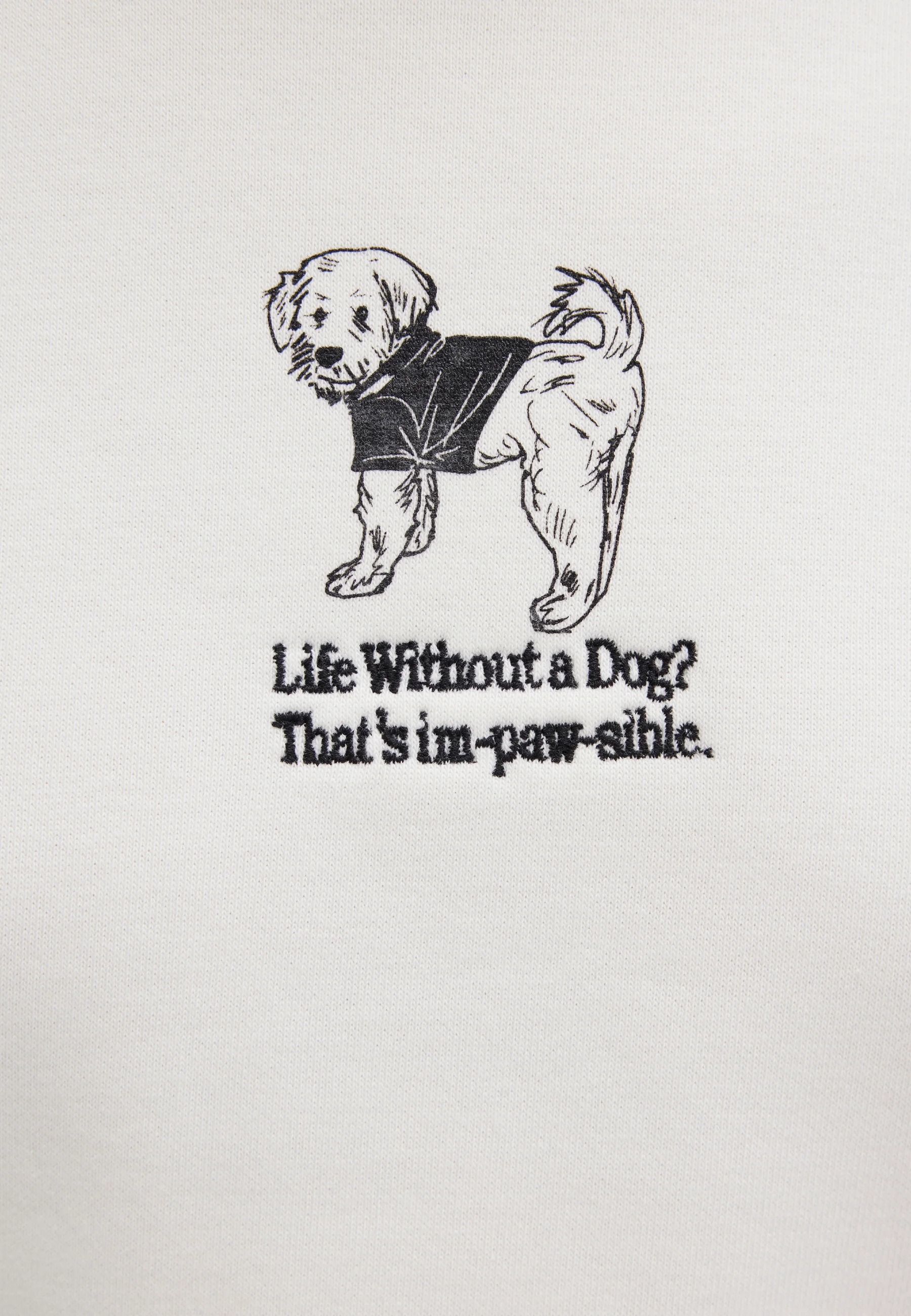 DOG PRINTED SWEATSHIRT | Sweatshirt mit Hunde-Detail - Image 7