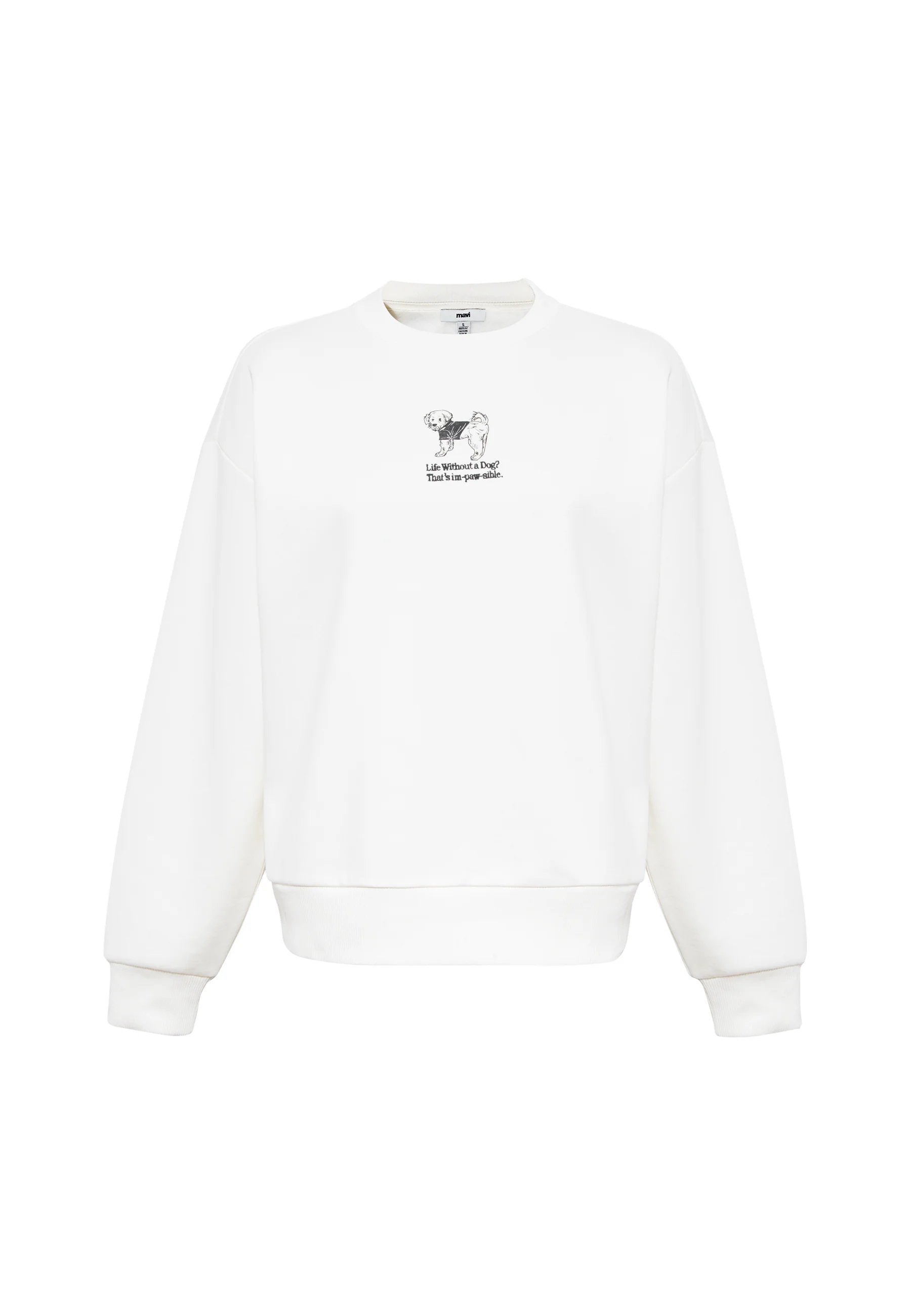 DOG PRINTED SWEATSHIRT | Sweatshirt mit Hunde-Detail - Image 8