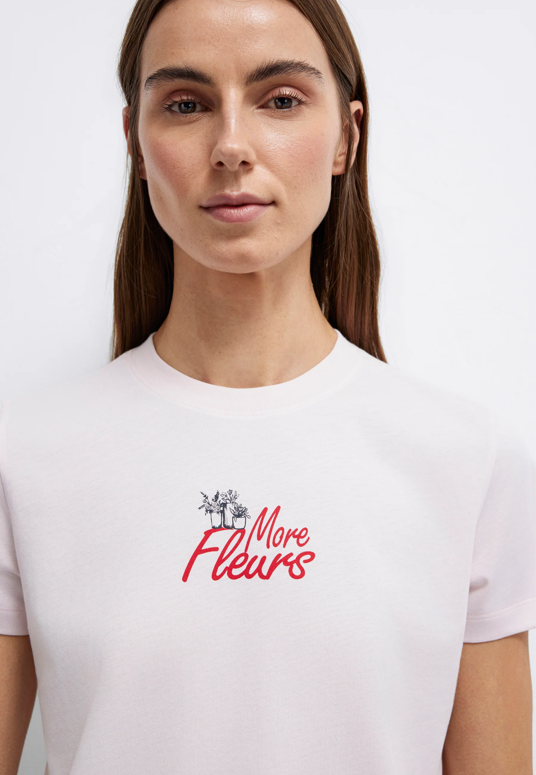 FLOWER PRINTED T-SHIRT | Backprint T-Shirt - Image 6
