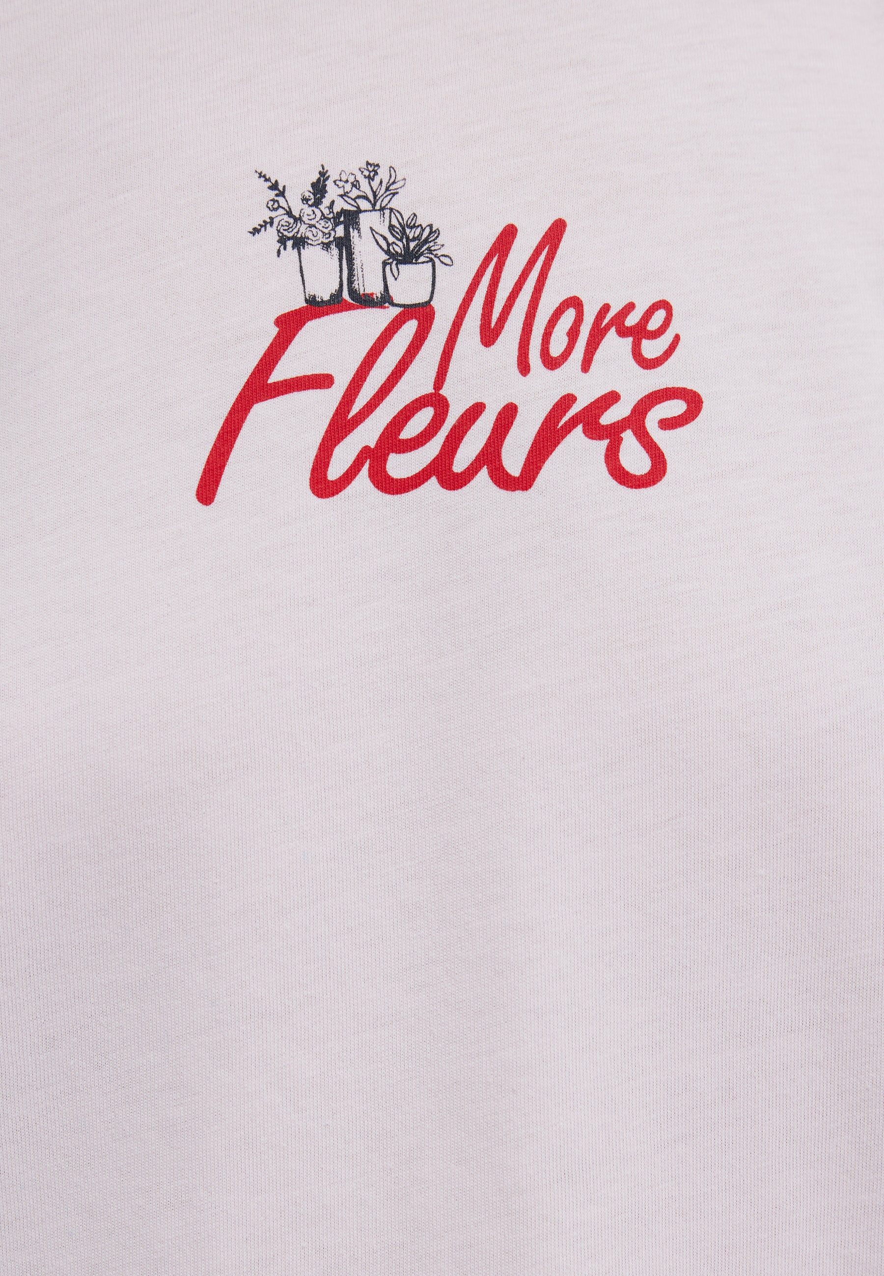 FLOWER PRINTED T-SHIRT | Backprint T-Shirt - Image 7
