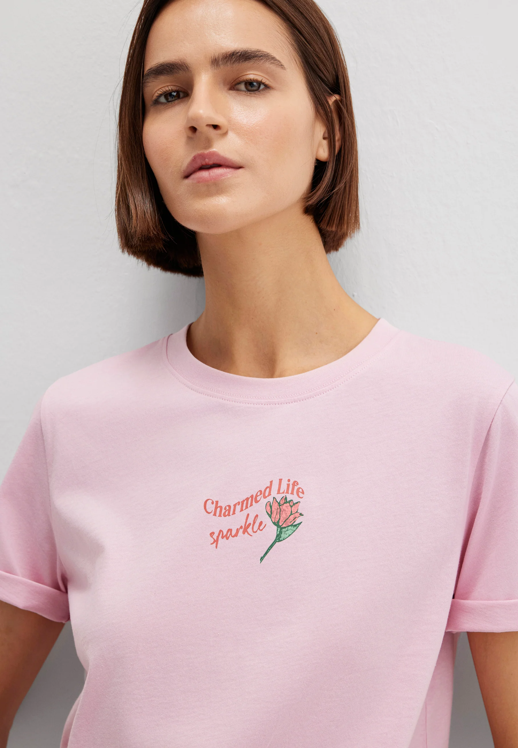 FLOWER PRINTED T-SHIRT | Backprint T-Shirt