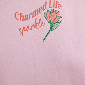 FLOWER PRINTED T-SHIRT | Backprint T-Shirt - Image 2