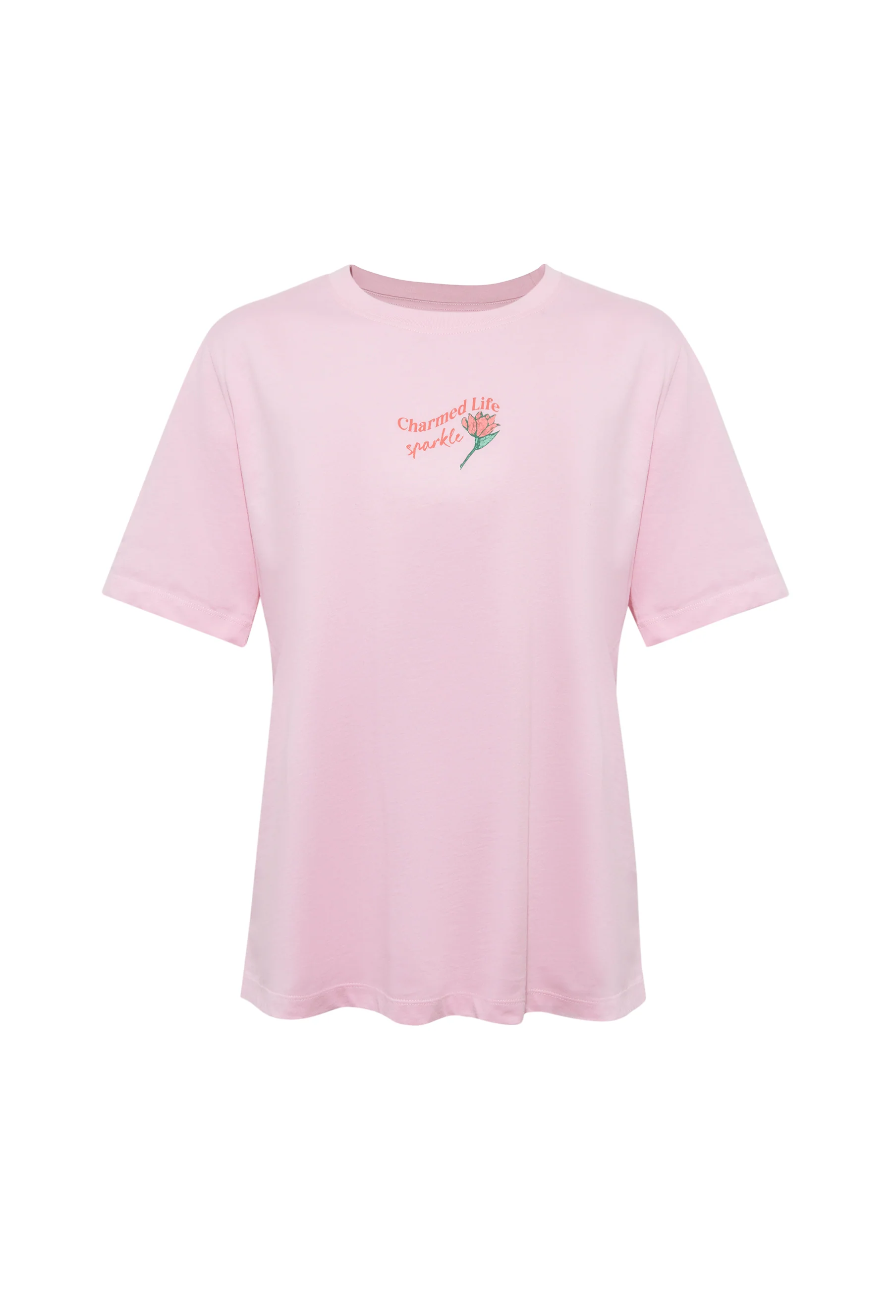 FLOWER PRINTED T-SHIRT | Backprint T-Shirt - Image 8
