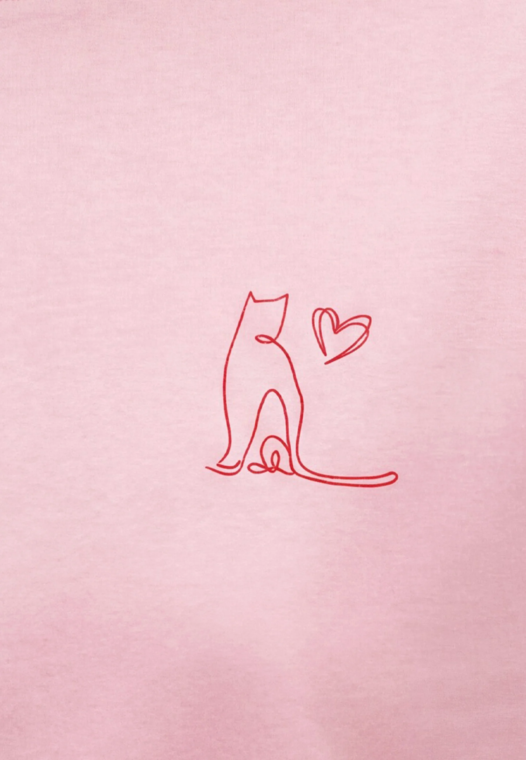 GRAPHIC PRINTED FASHION JERSEY | T-Shirt mit Katzen Print - Image 7