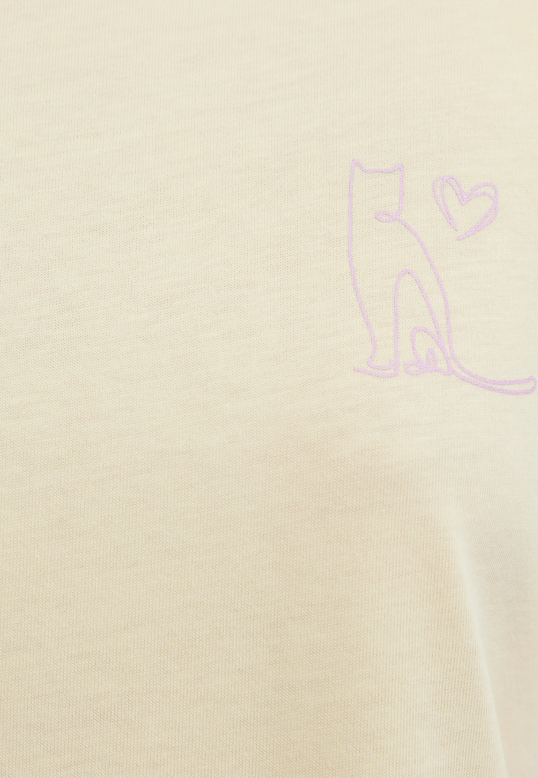 GRAPHIC PRINTED FASHION JERSEY | T-Shirt mit Katzen Print - Image 7
