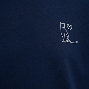 GRAPHIC PRINTED FASHION JERSEY | T-Shirt mit Katzen Print - Image 2