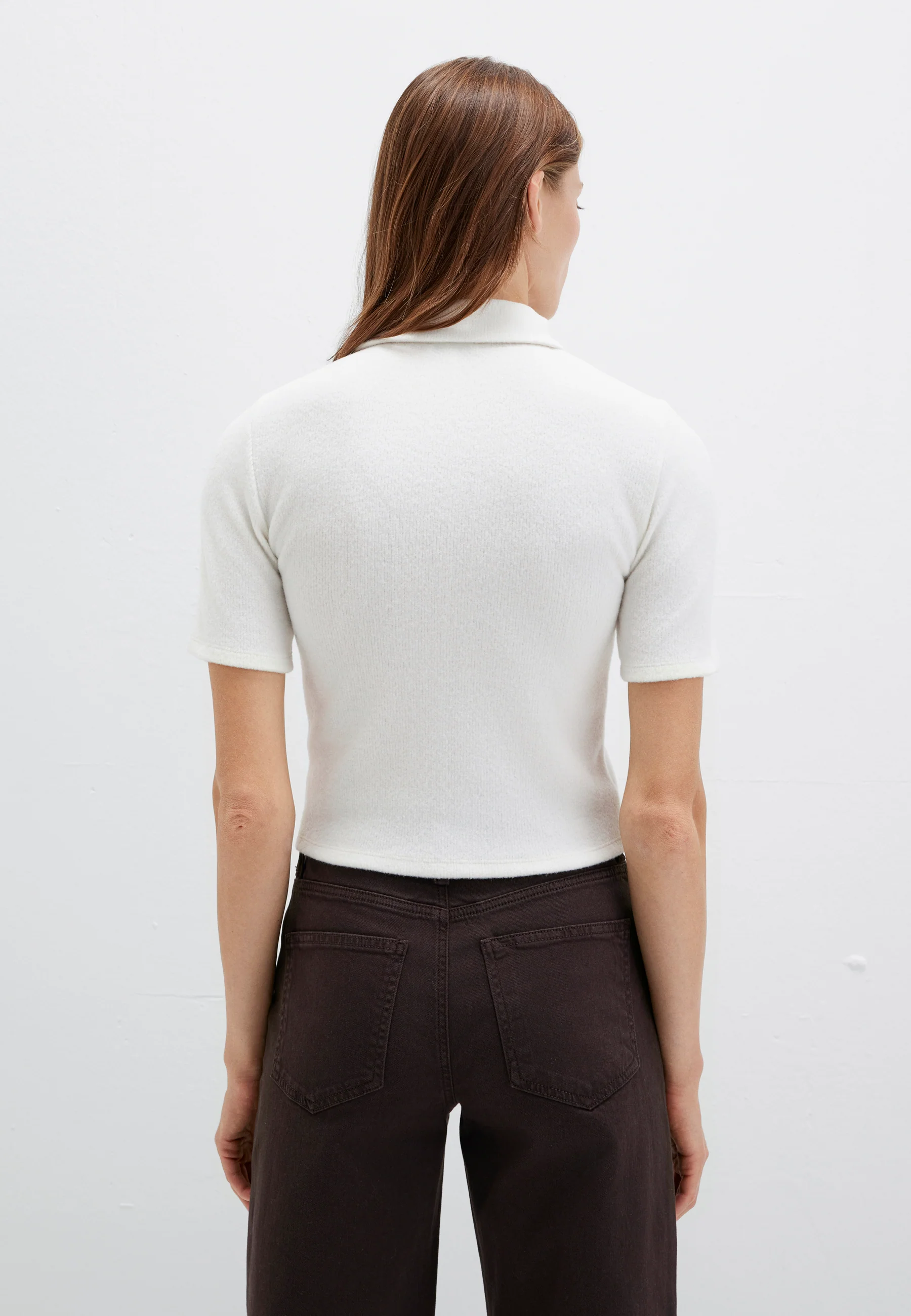 HALF ZIP FASHION JERSEY | Kurzarm Top - Image 5