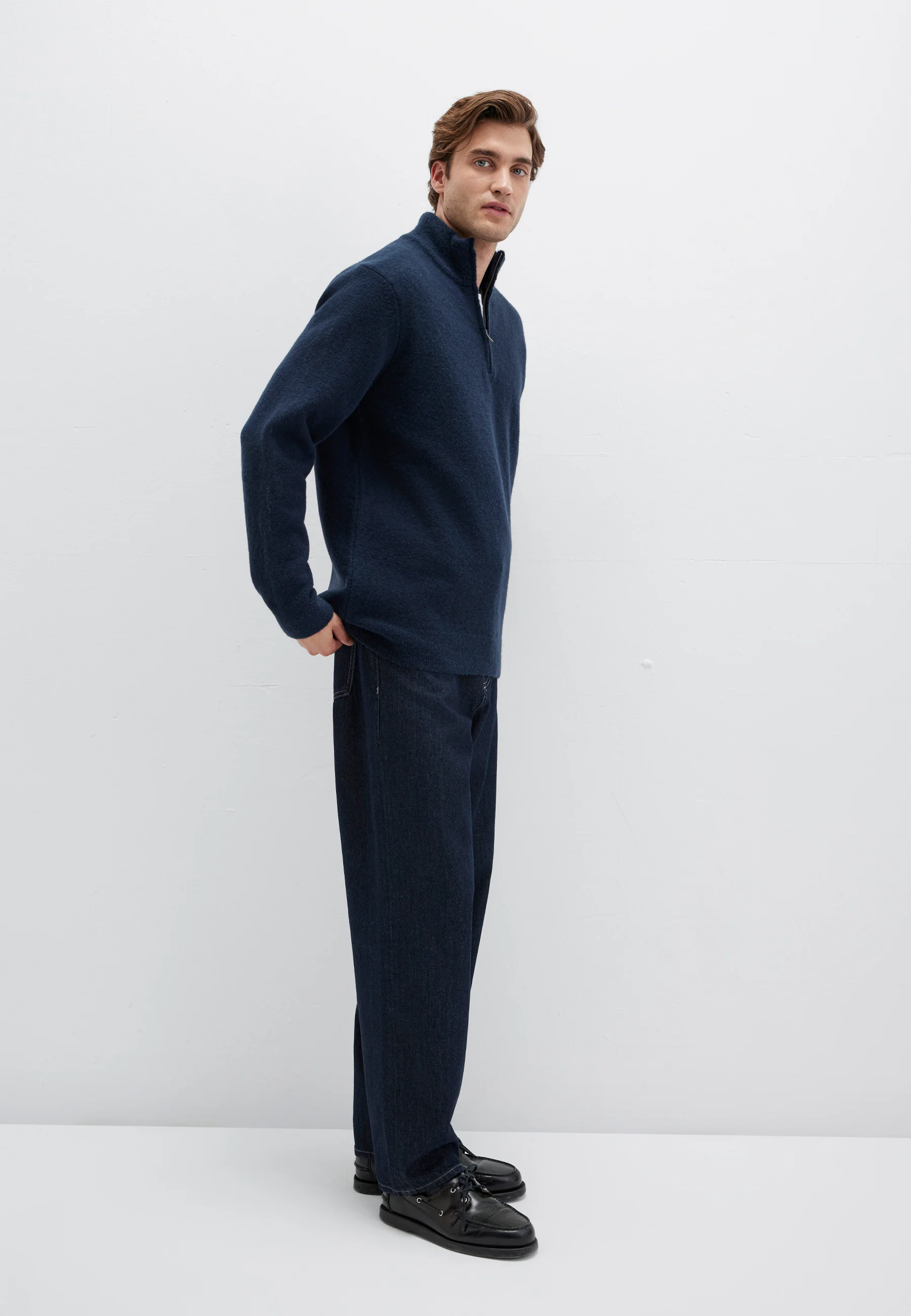 HALF ZIP SWEATER | Premium Troyer - Image 3