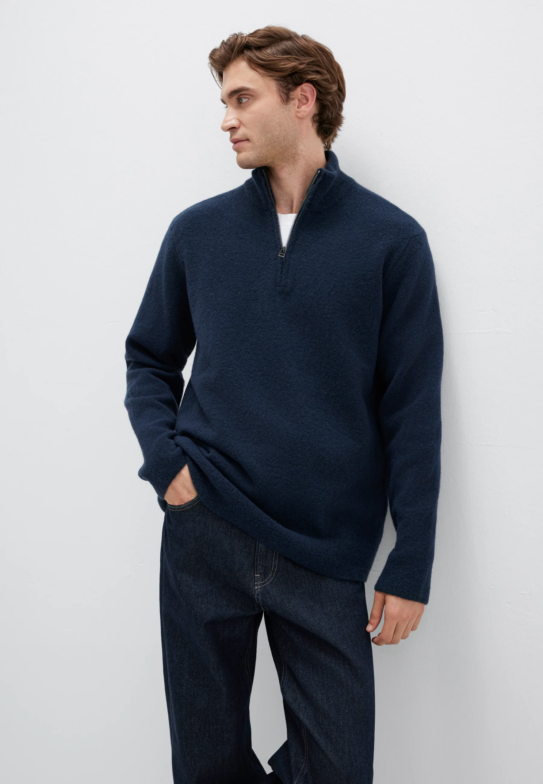 HALF ZIP SWEATER | Premium Troyer - Image 4