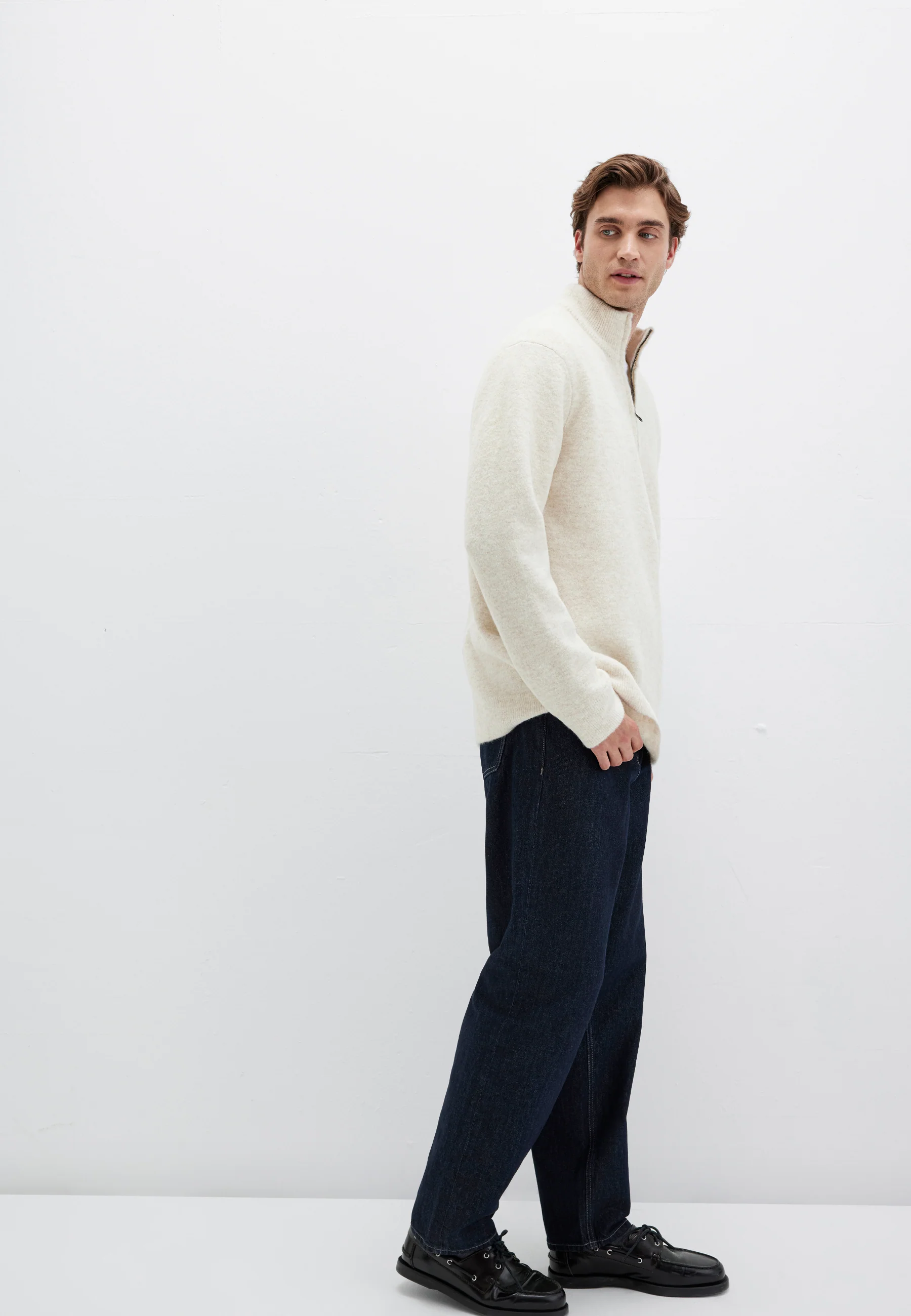 HALF ZIP SWEATER | Premium Troyer - Image 3