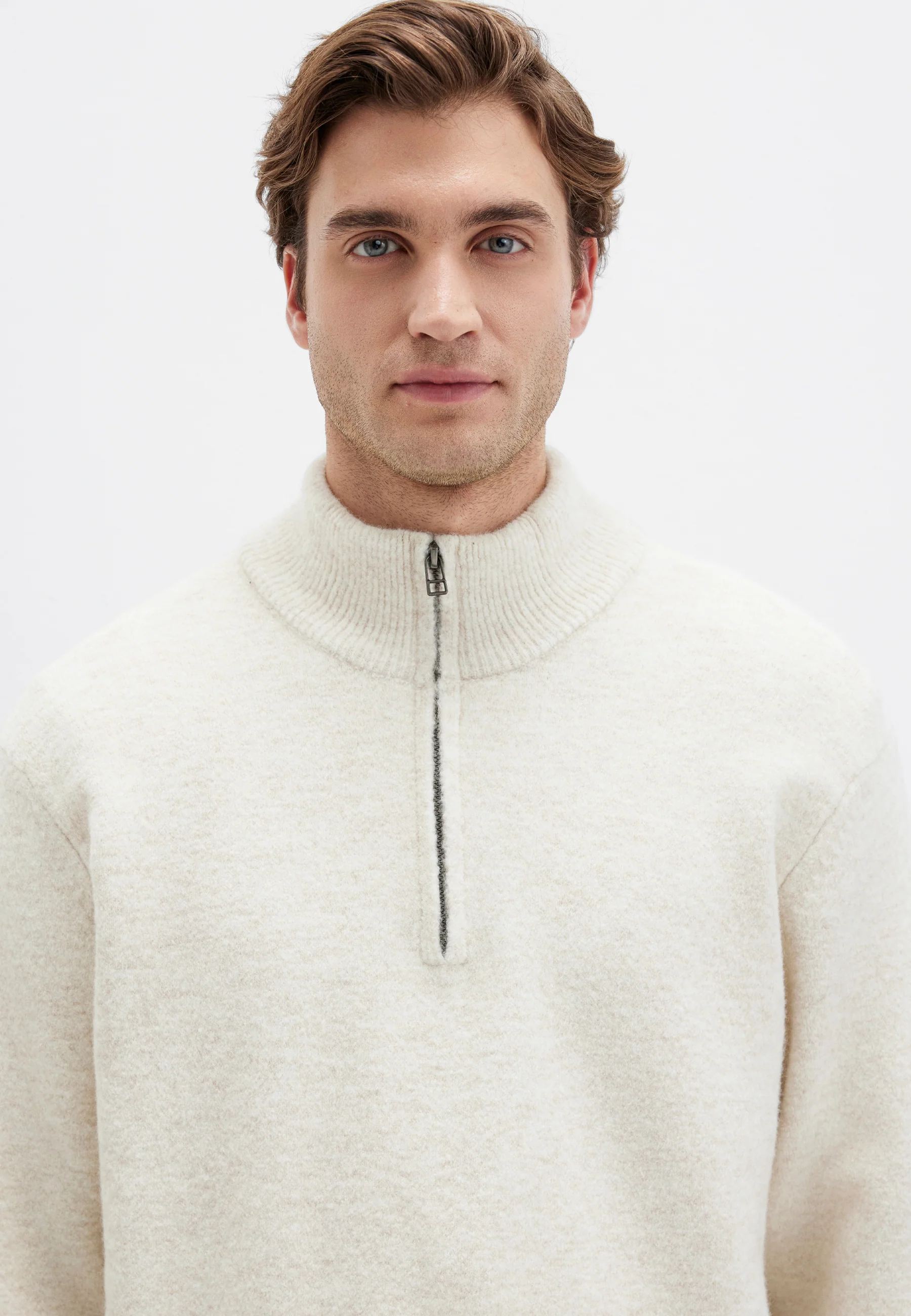 HALF ZIP SWEATER | Premium Troyer - Image 6