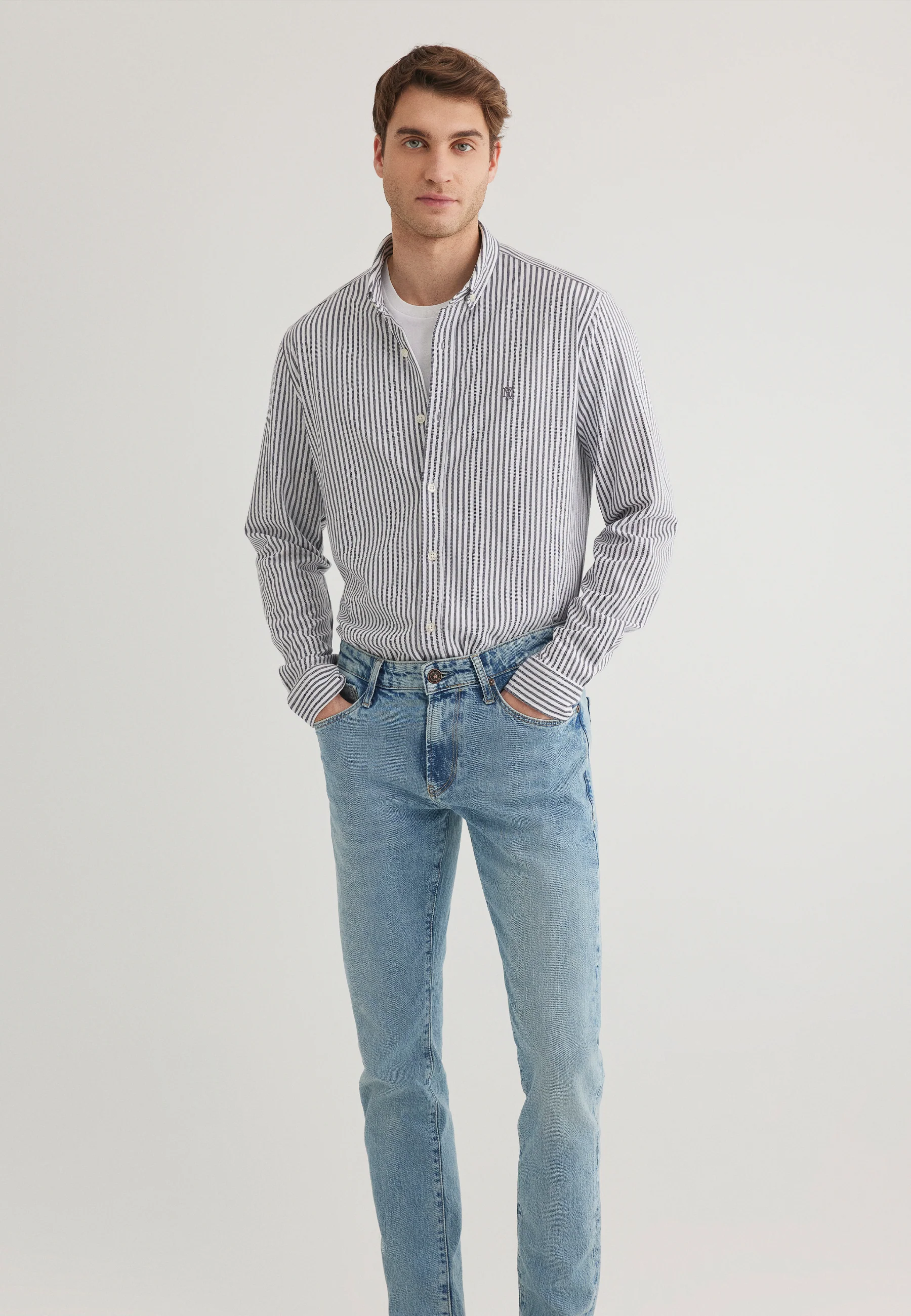 HEMD | Button-Down Hemd gestreift - Image 3