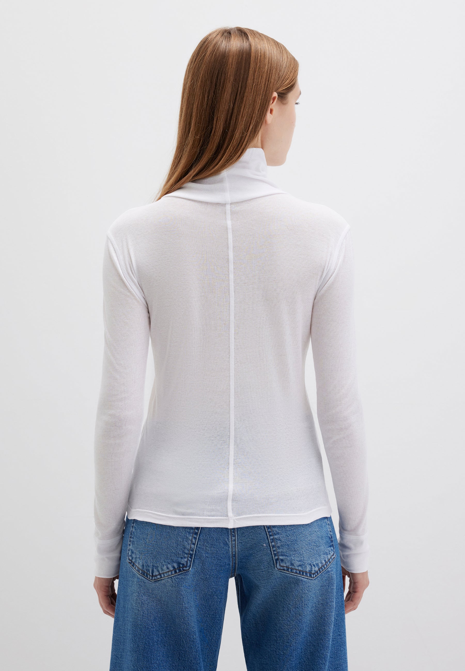 HIGH COLLAR JERSEY | Longsleeve Top - Image 5