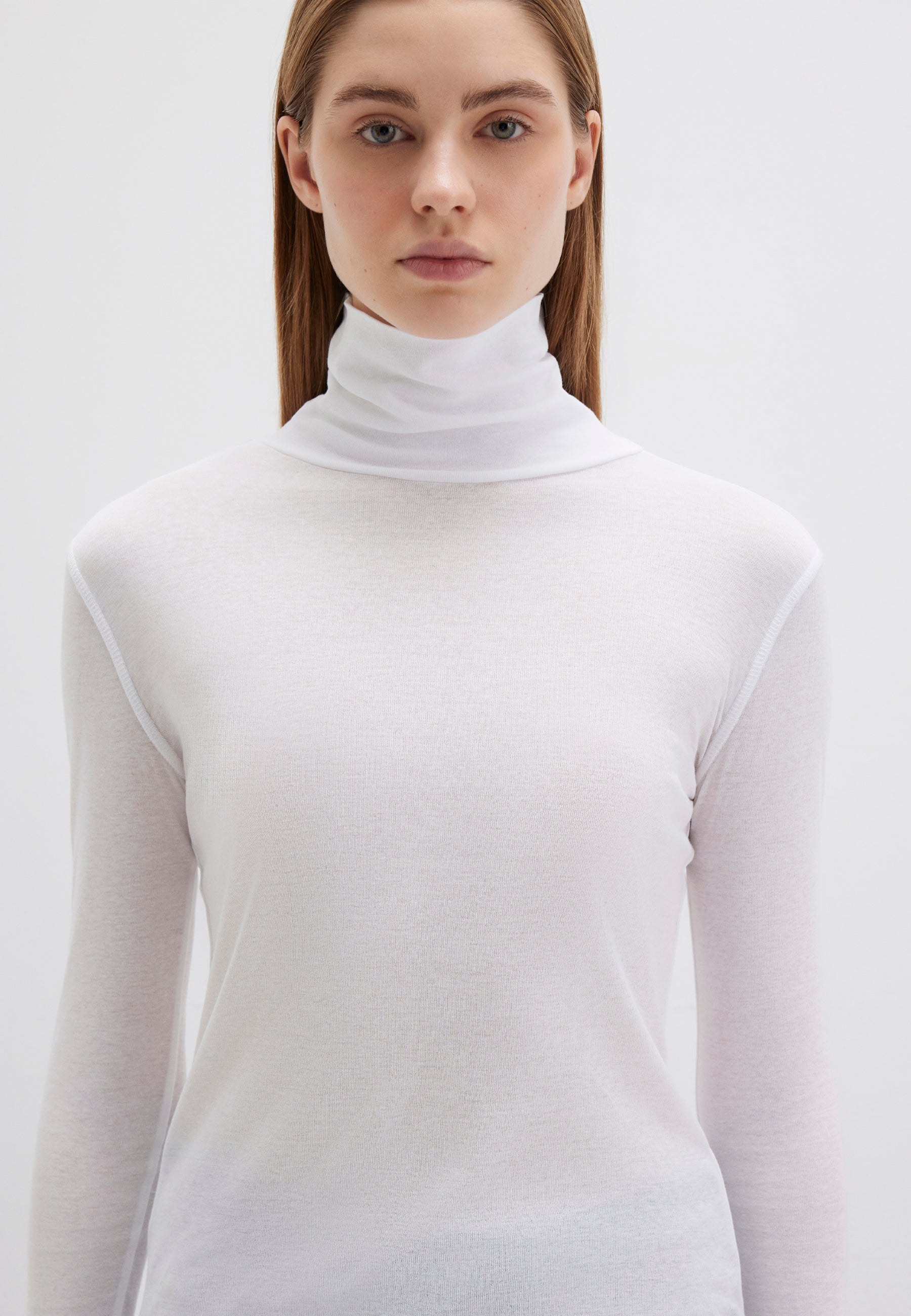 HIGH COLLAR JERSEY | Longsleeve Top - Image 6