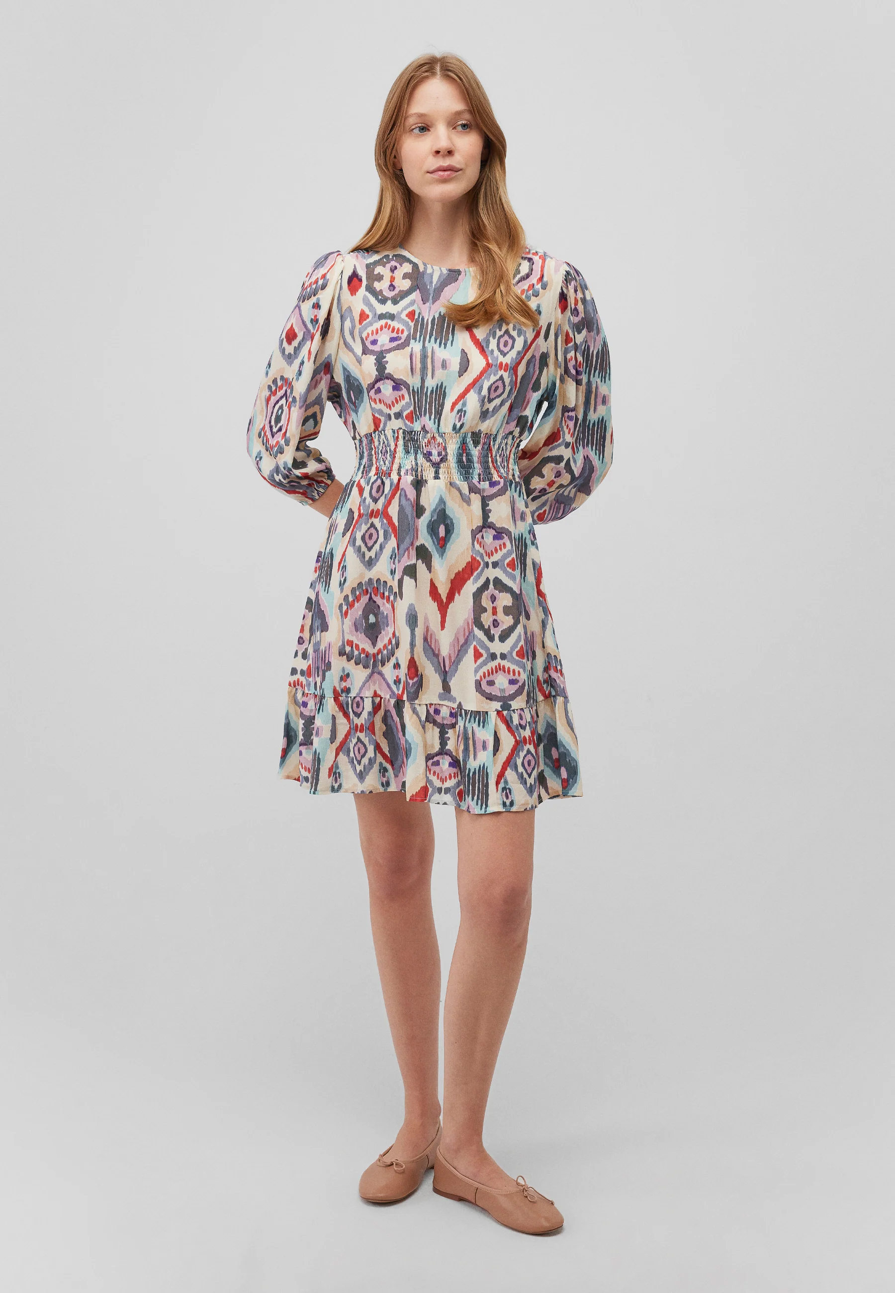 KLEID | Kurzes Kleid mit Print - Image 3