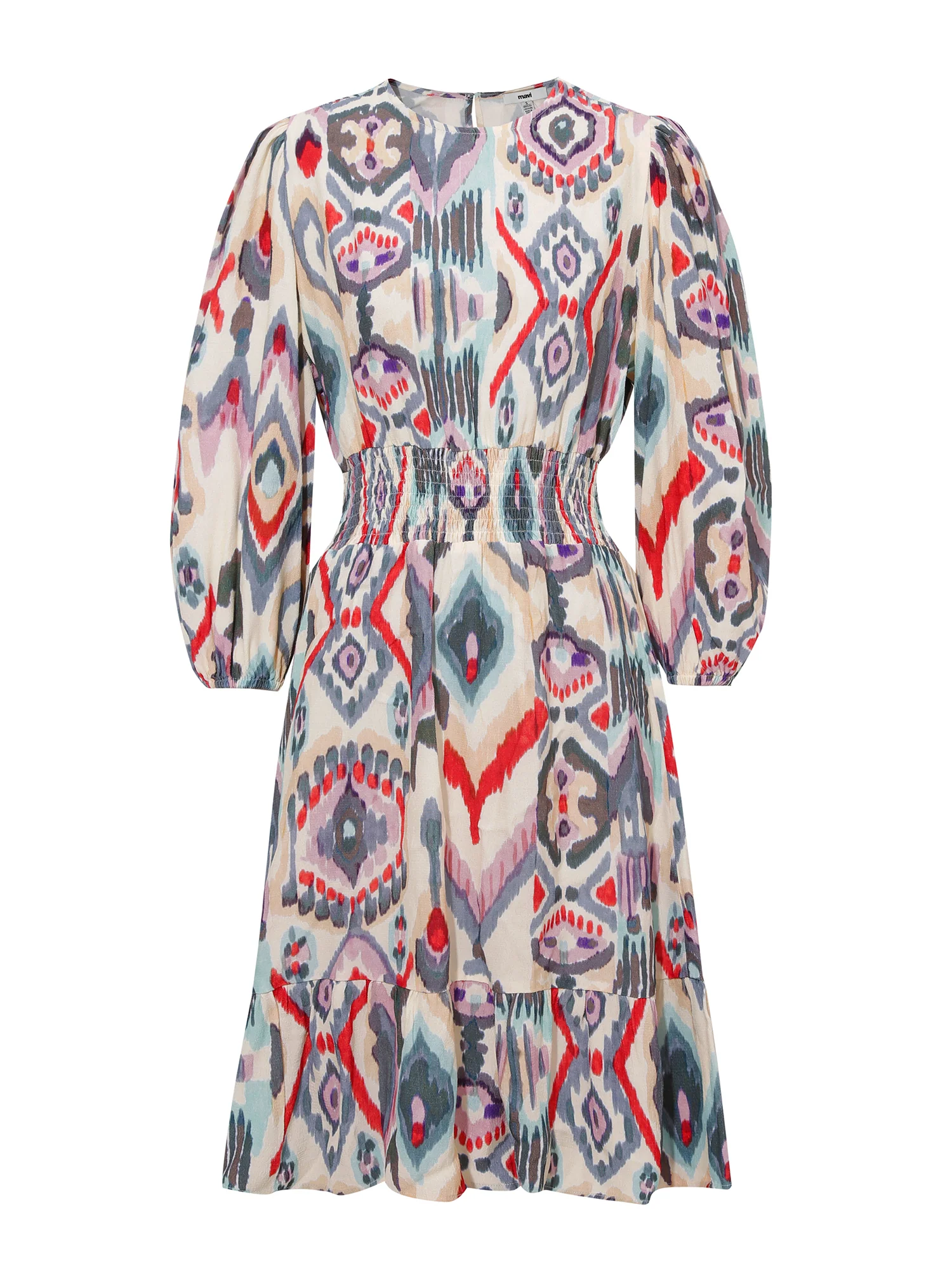 KLEID | Kurzes Kleid mit Print - Image 7