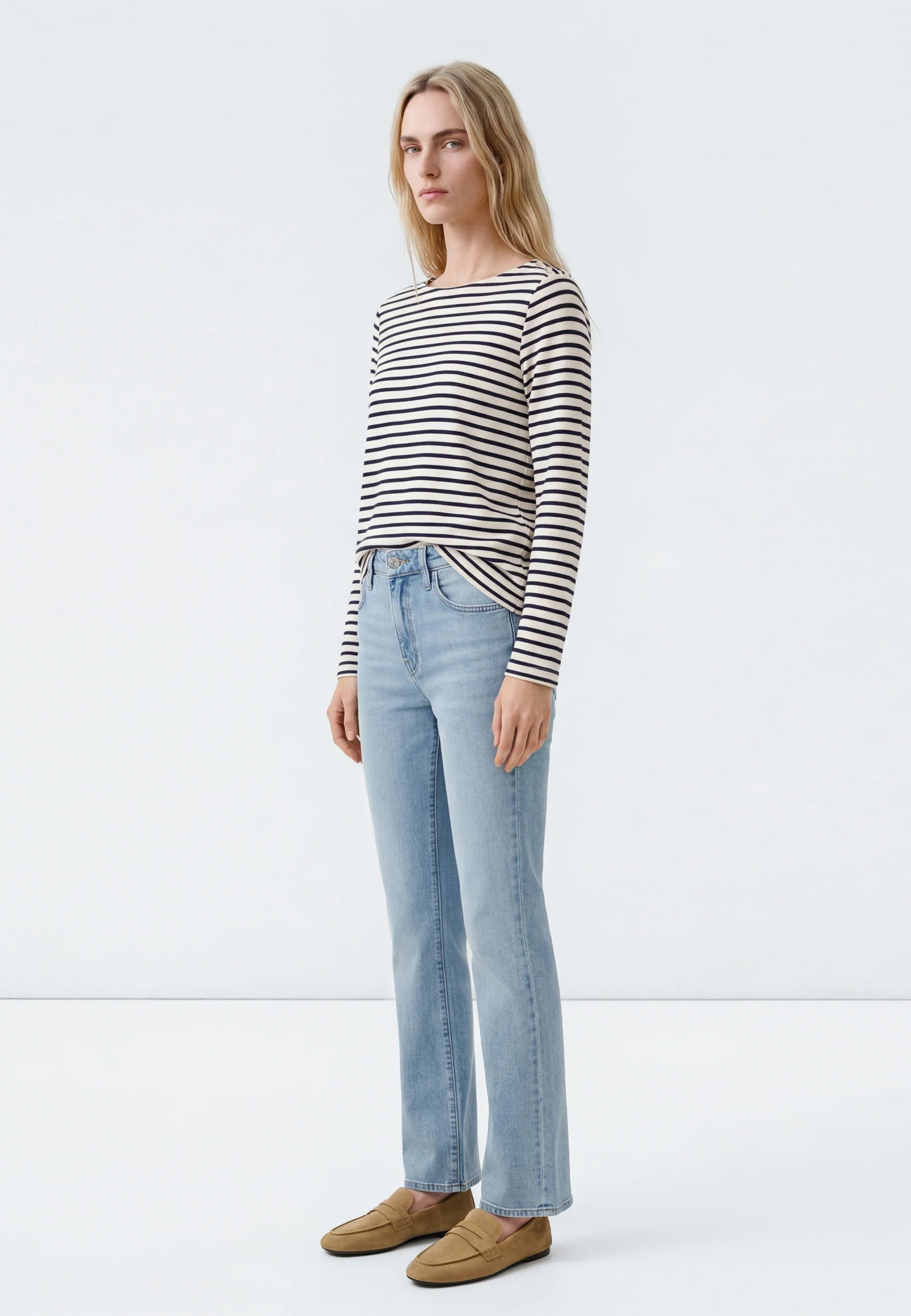 LONG SLEEVE FASHION JERSEY | Streifen Top - Image 3