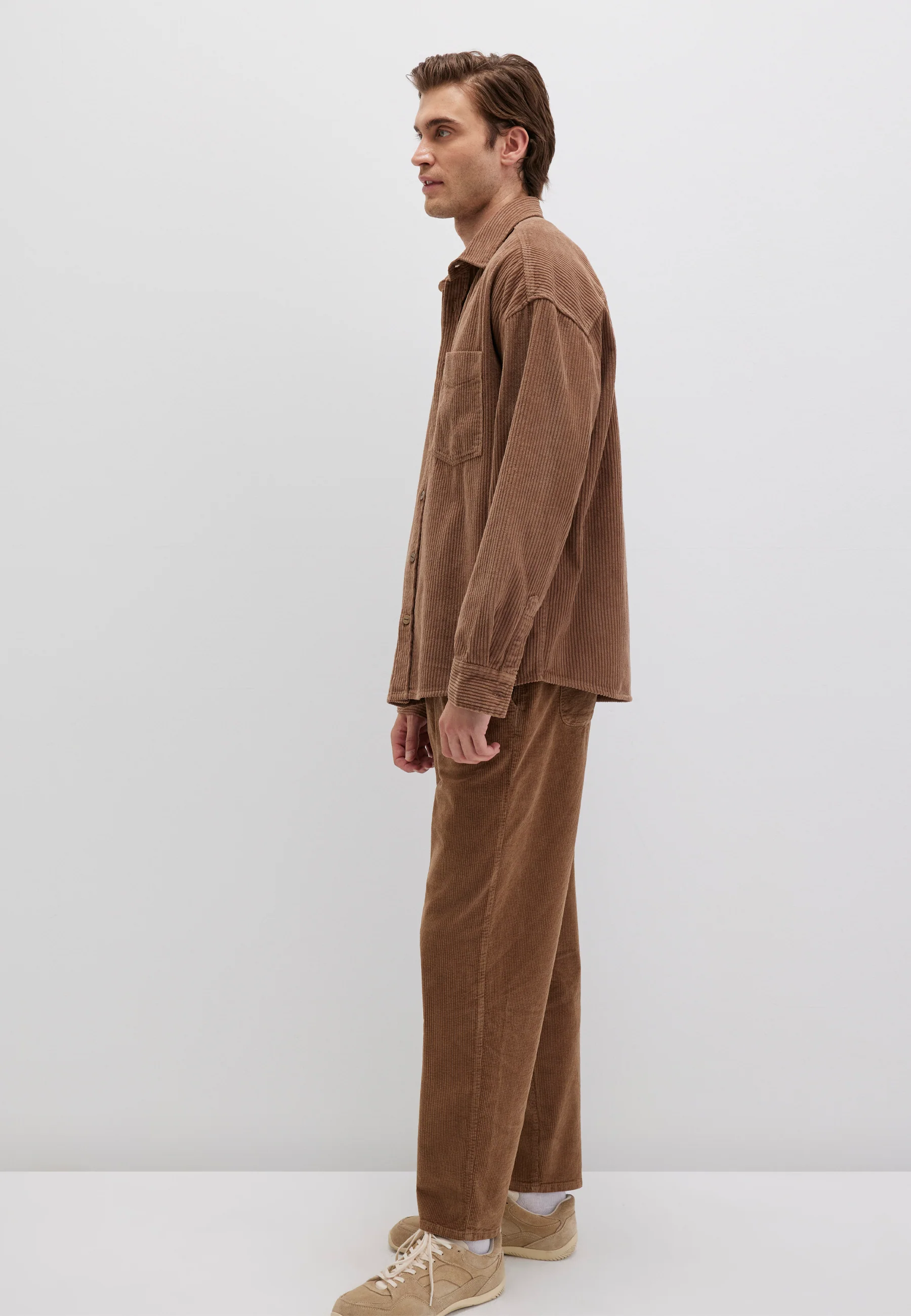 LONG SLEEVE SHIRT | Cord Overshirt - Image 3