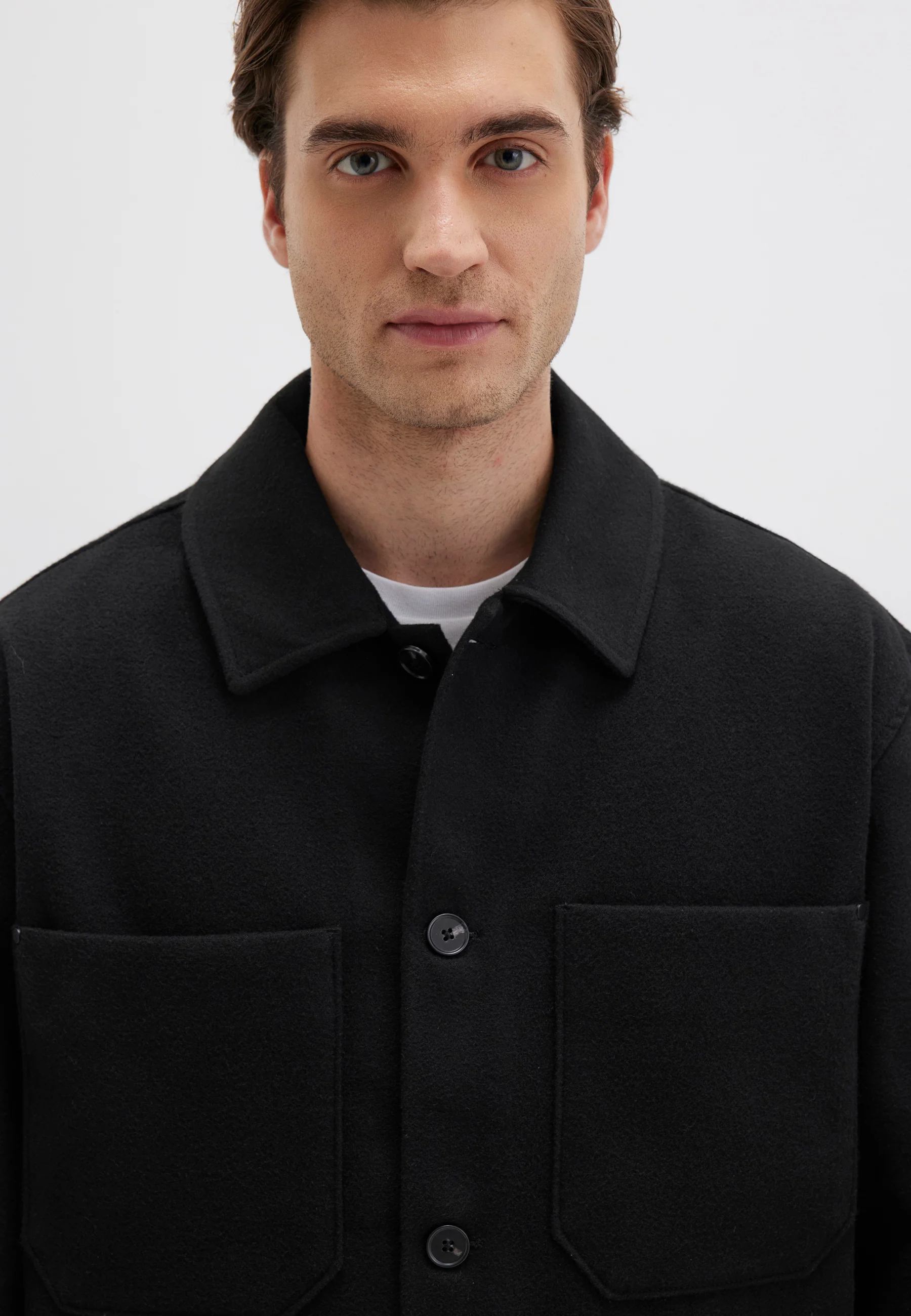 LONG SLEEVE SHIRT | Basic Overshirt - Image 6