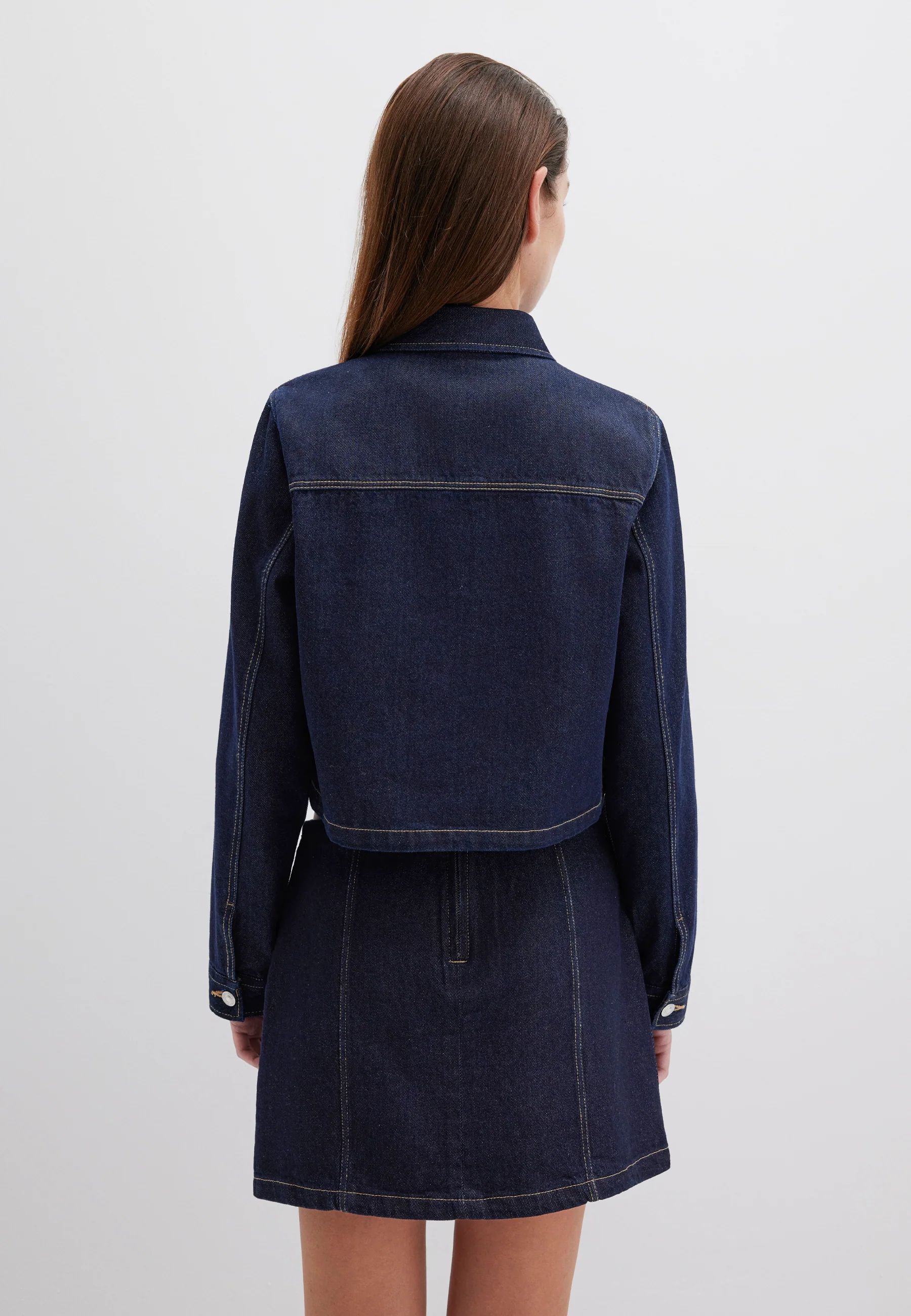LONG SLEEVE SHIRT | Denim Overshirt - Image 5