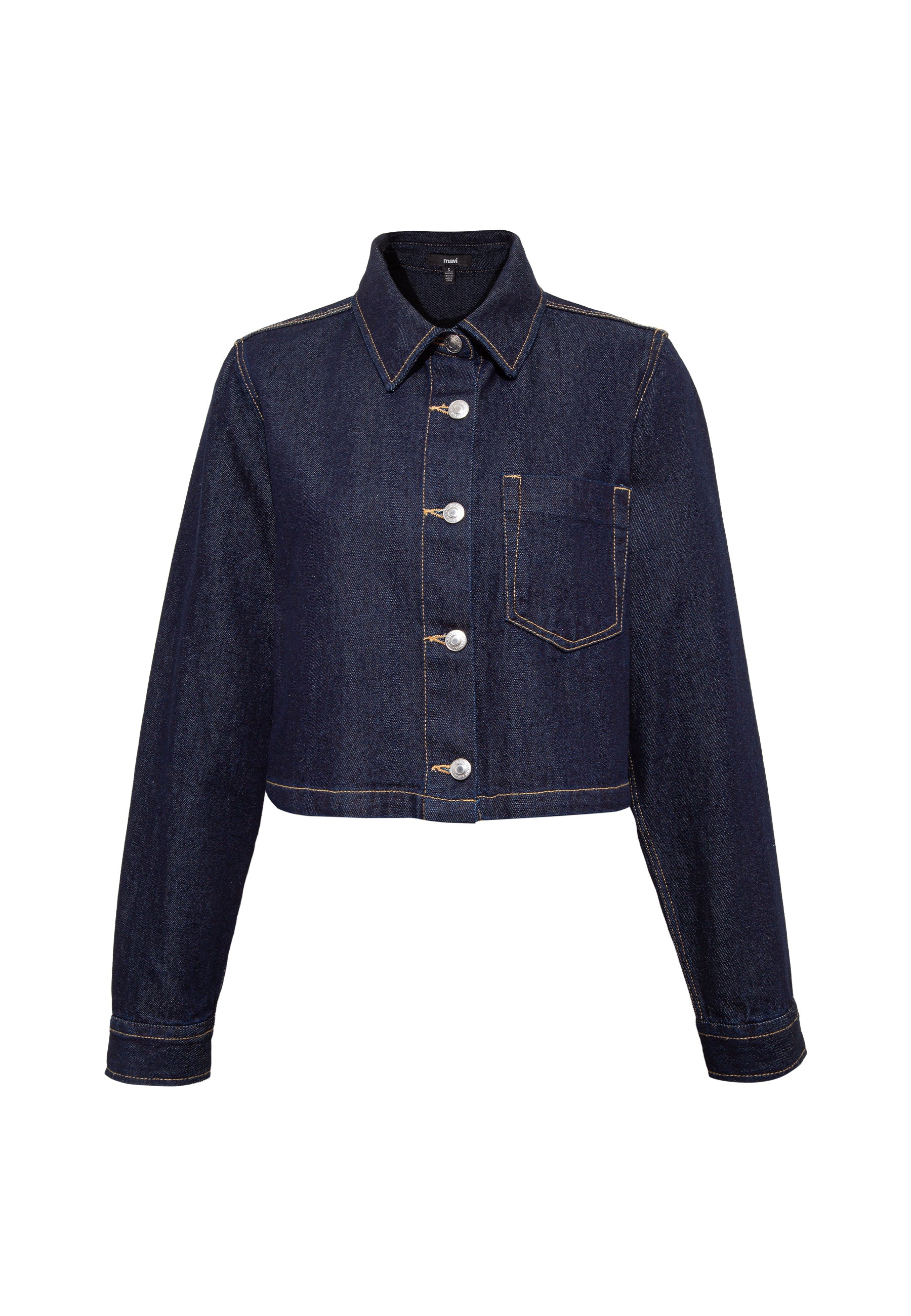 LONG SLEEVE SHIRT | Denim Overshirt - Image 8