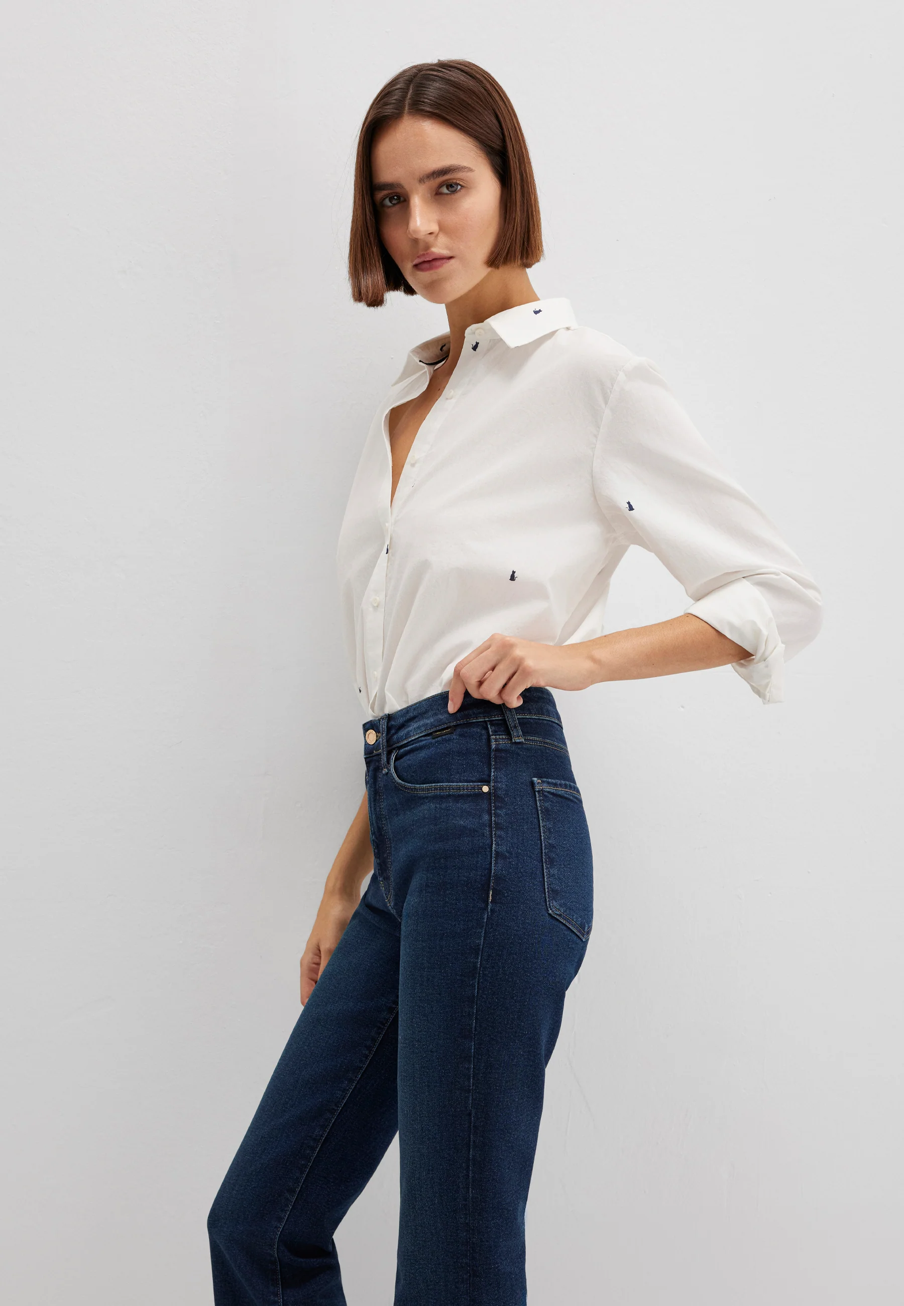 LONG SLEEVE WOVEN SHIRT | Langarm Bluse - Image 3