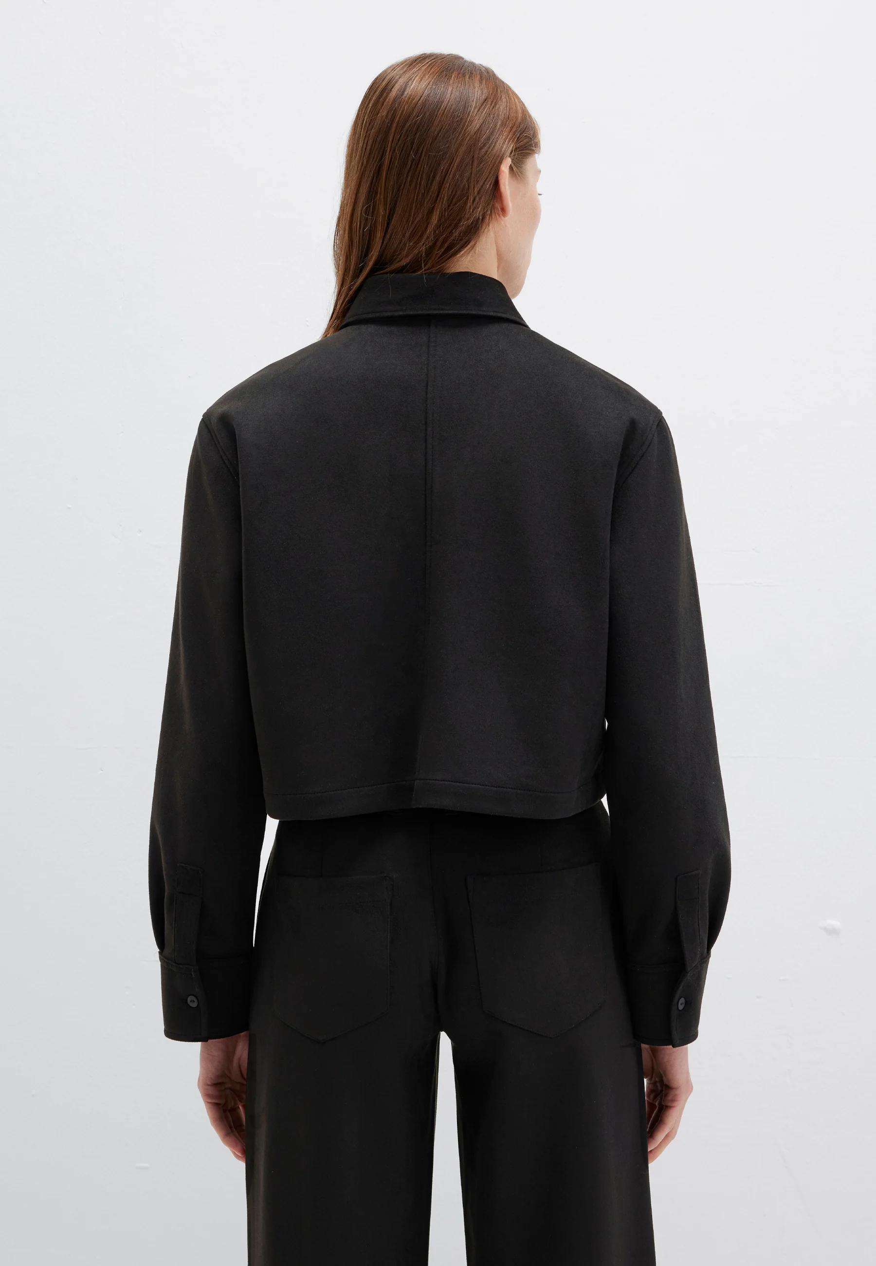 LONG SLEEVE WOVEN SHIRT | Overshirt - Image 5