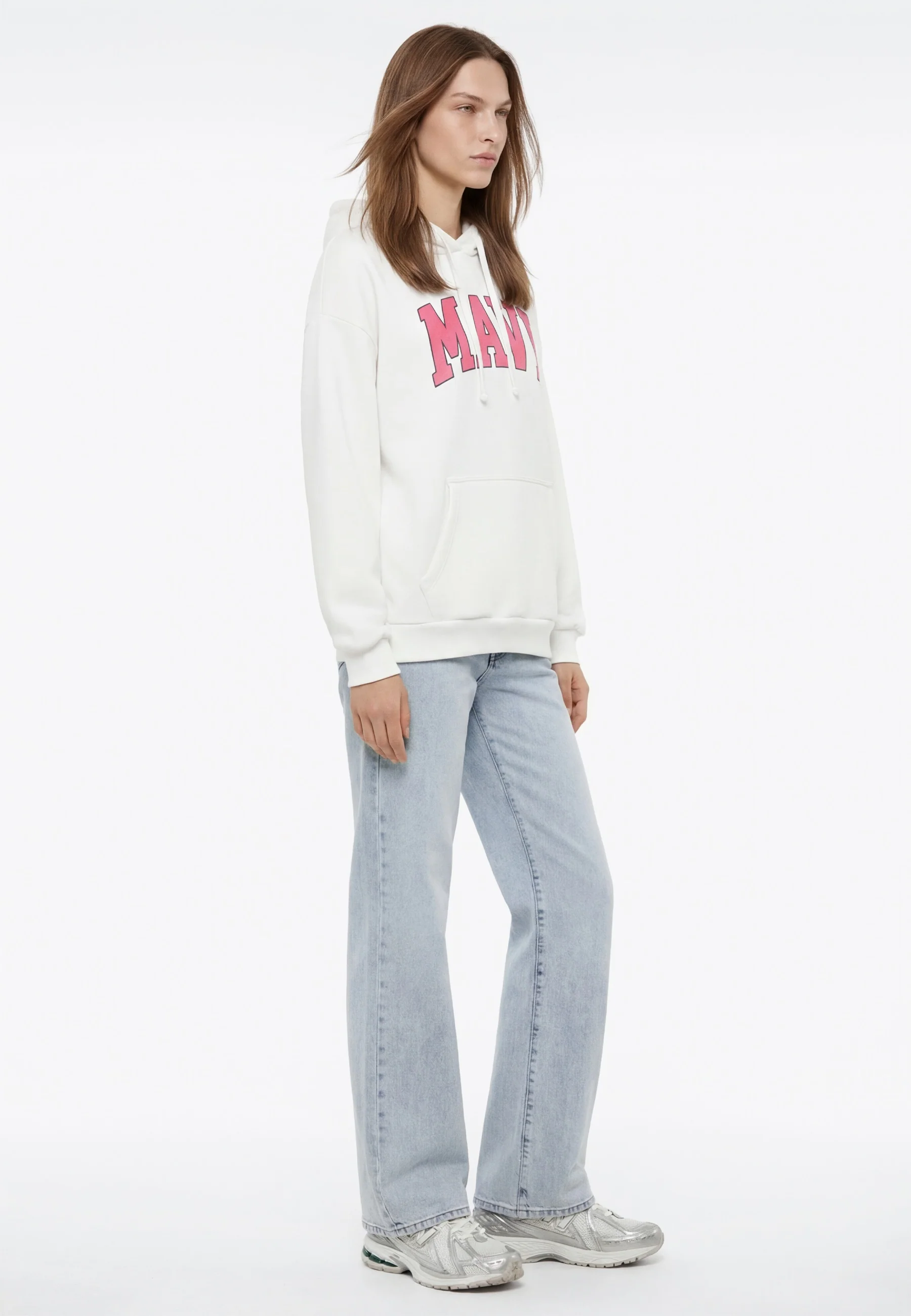 MAVI LOGO HOODED SWEATSHIRT | Sweatshirt mit Logo Print - Image 3