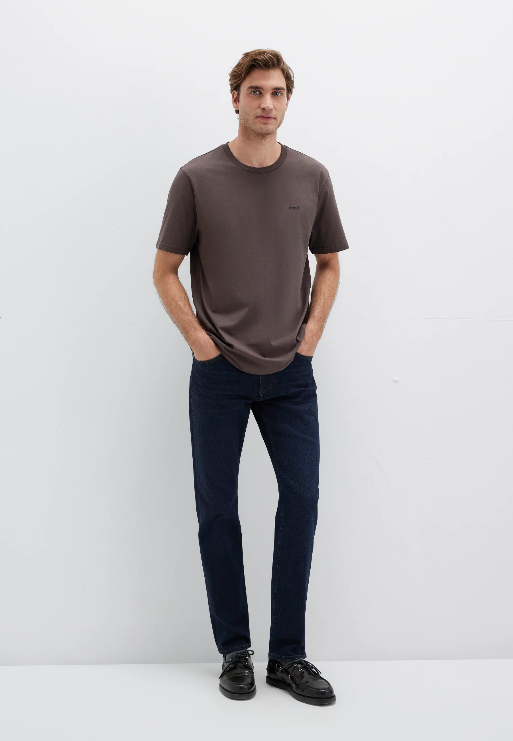 MAVİ PRINTED TEE | Basic T-Shirt mit Mavi Logo