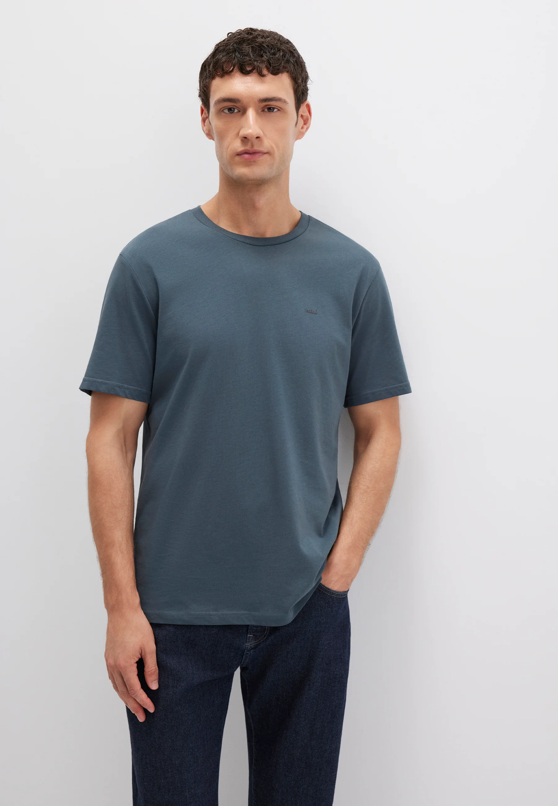 MAVİ PRINTED TEE | Basic T-Shirt mit Mavi Logo - Image 4