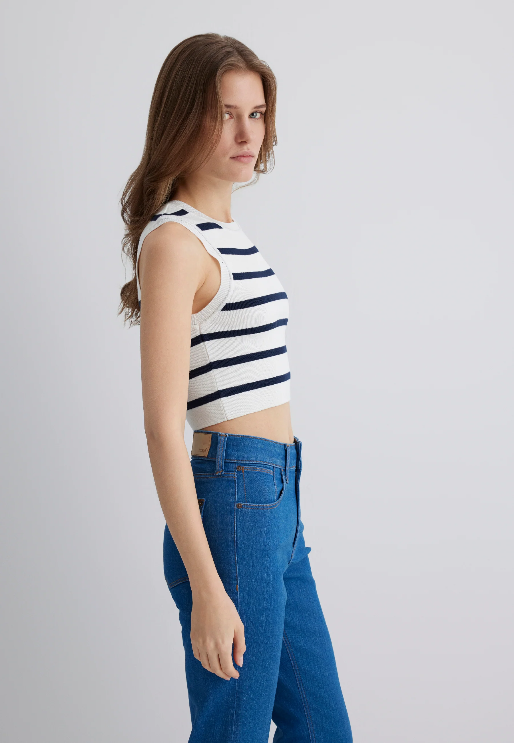 NONSLEEVE TRICOT | Strick Top - Image 3