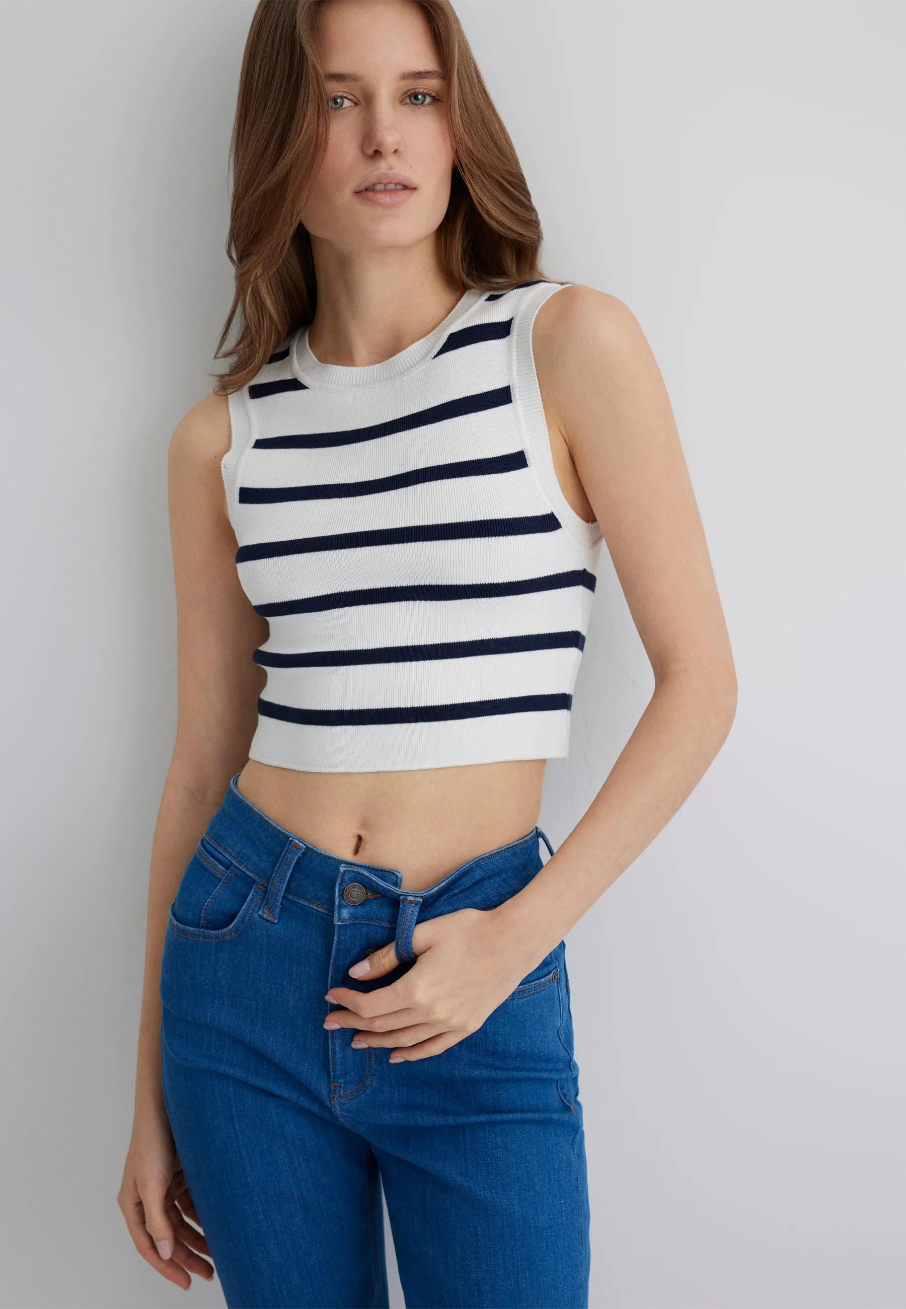 NONSLEEVE TRICOT | Strick Top - Image 4