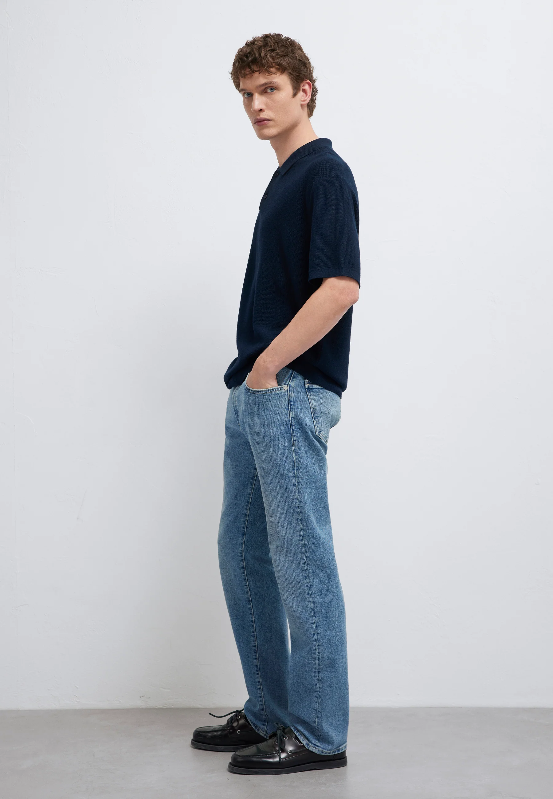 POLO NECK KNIT | Strick Poloshirt - Image 3