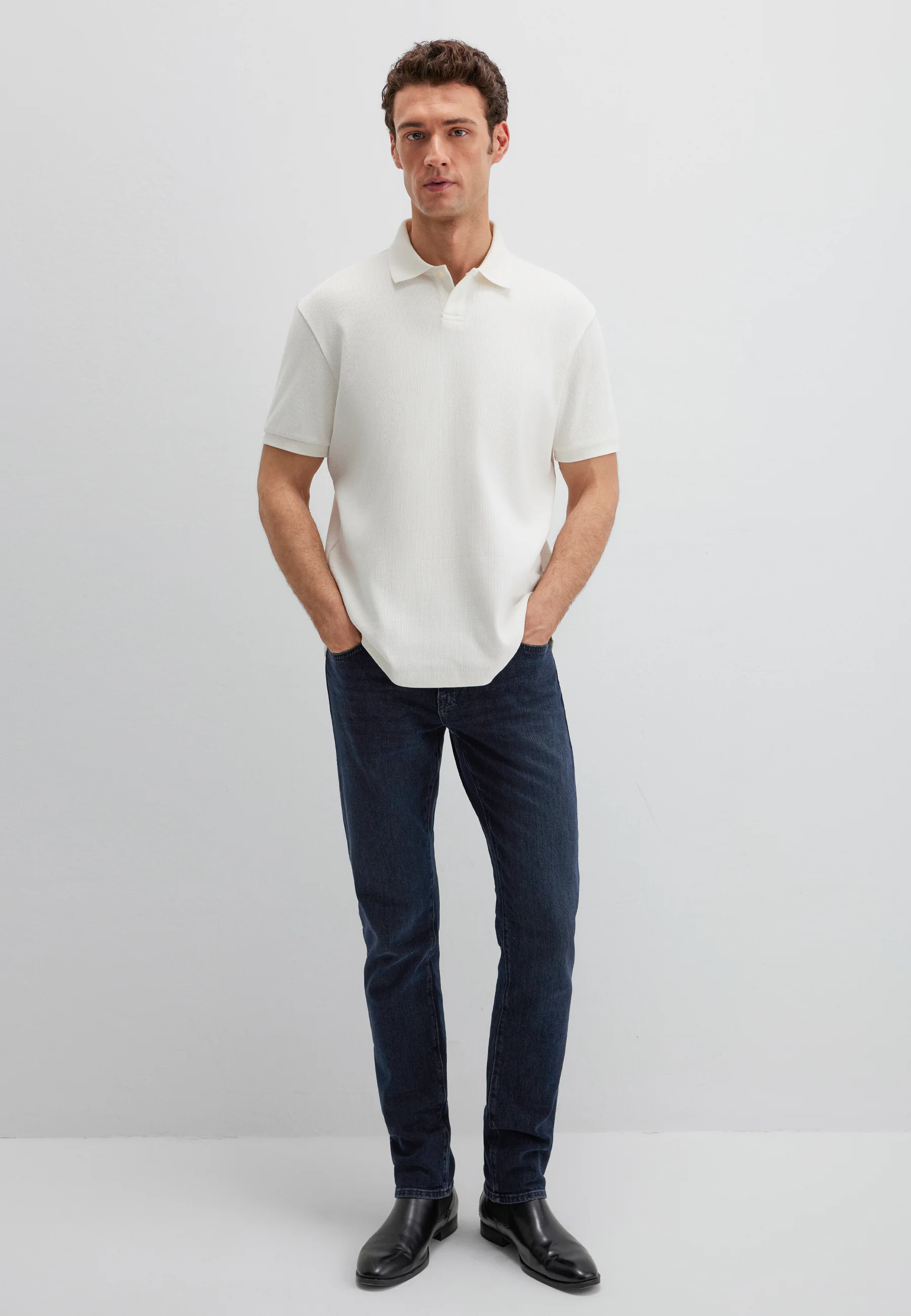 POLO NECK T-SHIRT | Premium Poloshirt mit Struktur - Image 4