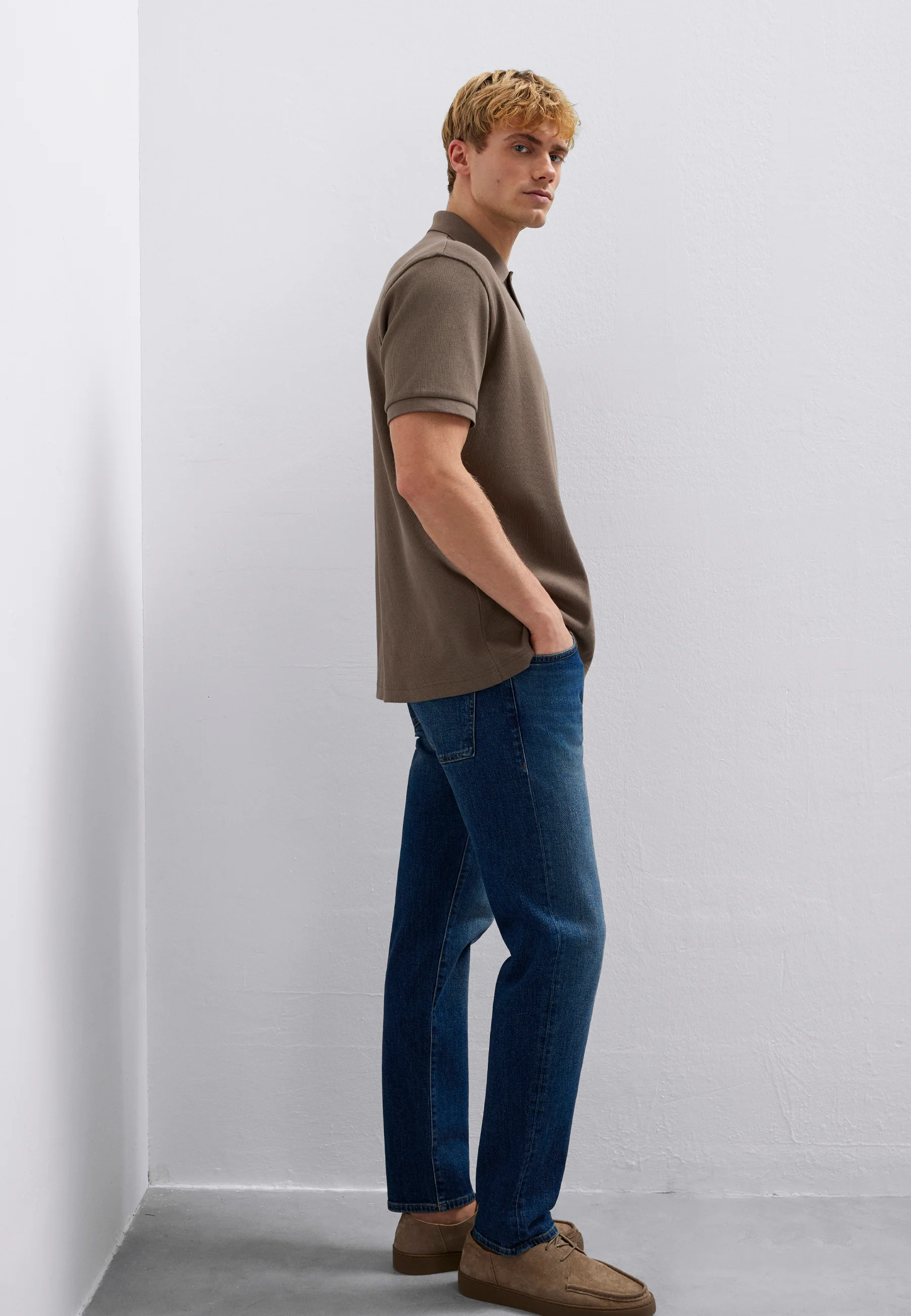 POLO NECK T-SHIRT | Premium Poloshirt mit Struktur - Image 3